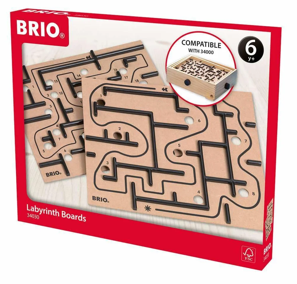 BRIO Games - Labyrinth Ersatzplatten, 2 Teile