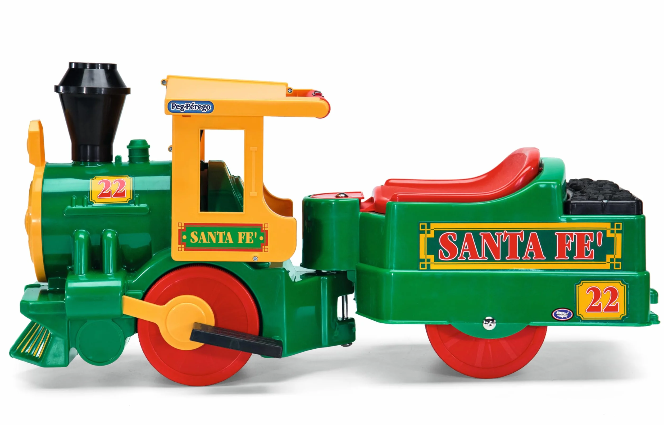 Peg Perego Pociąg Santa Fe Do Jazdy, Wielokolorowy, Maks. 15kg, IGED1071