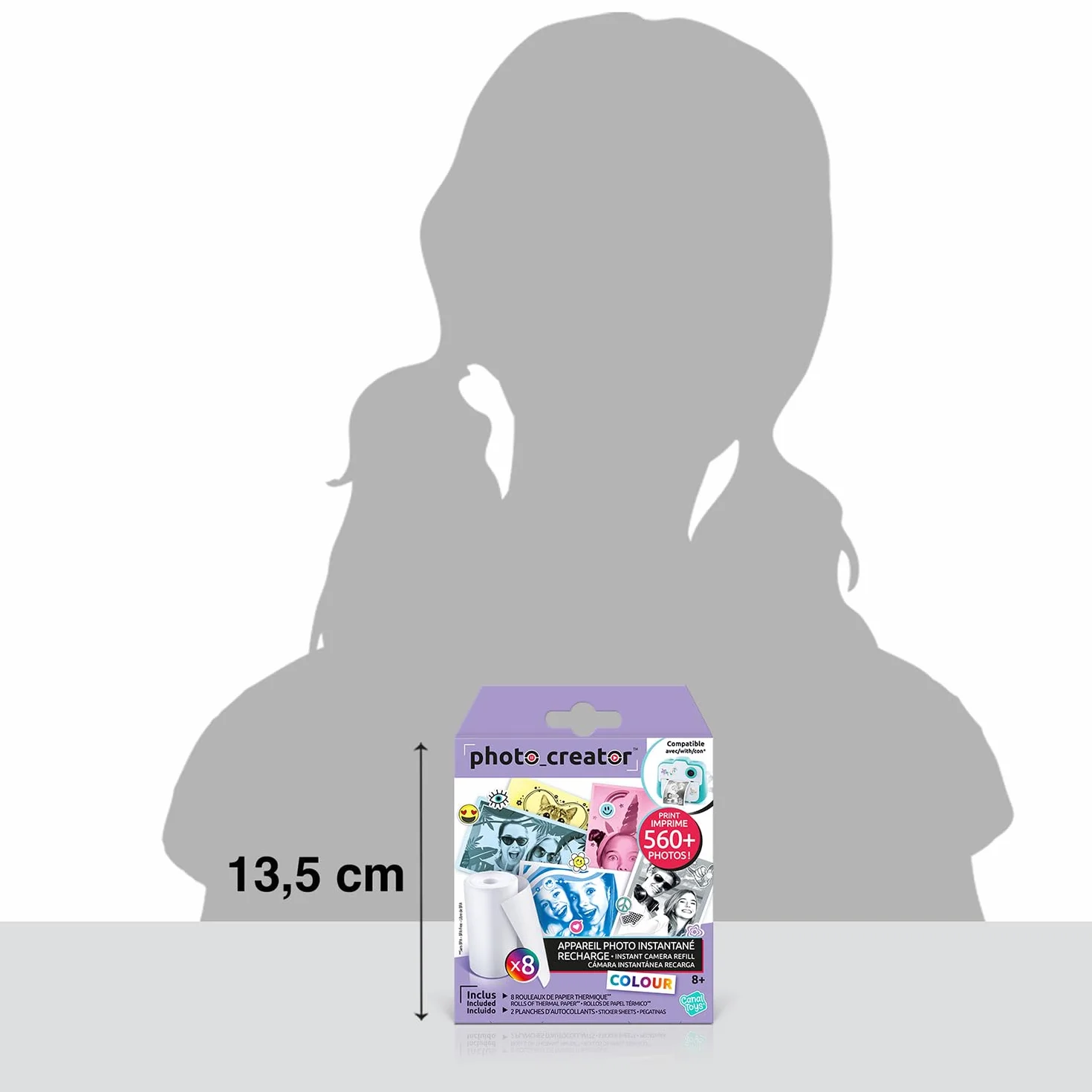 Canal Toys Natychmiastowy zestaw do ładowania ze specjalnymi kolorowymi papierami-CLK 016, biały