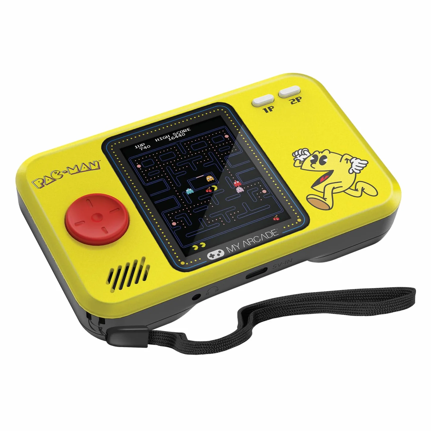 My Arcade DGUNL-4198 PAC-MAN Pocket Player Pro Handheld Portable Gaming System