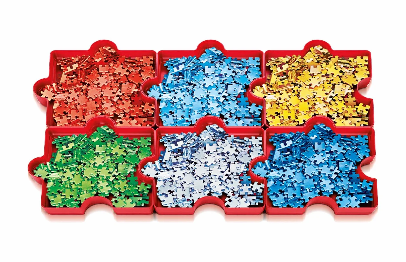 Clementoni Sorter Puzzli, Wielokolorowy, 6 Elementów