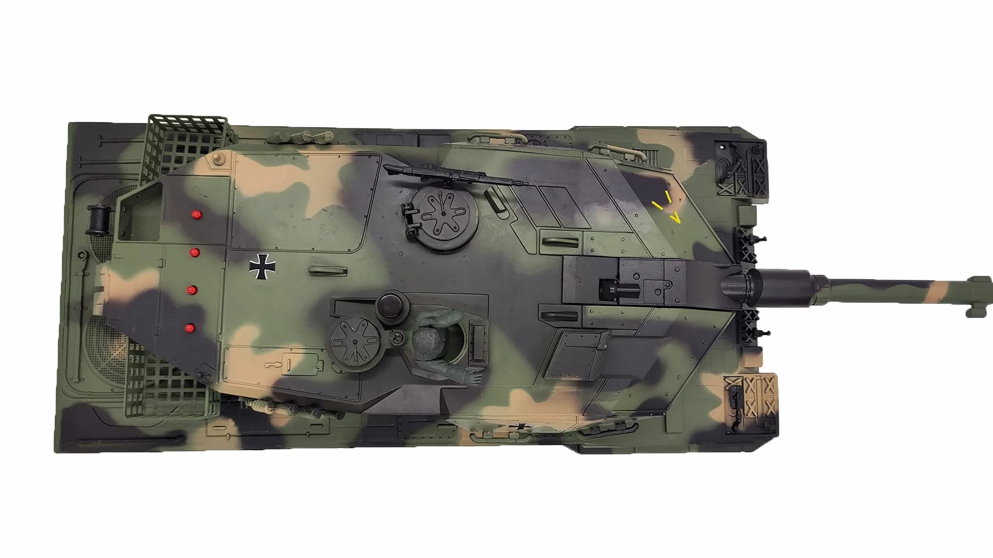 2-częściowy zestaw RC Leopard 2A5 czołg bojowy do wielu potyczek z podczerwienią i 6 mm strzałami Softair BB