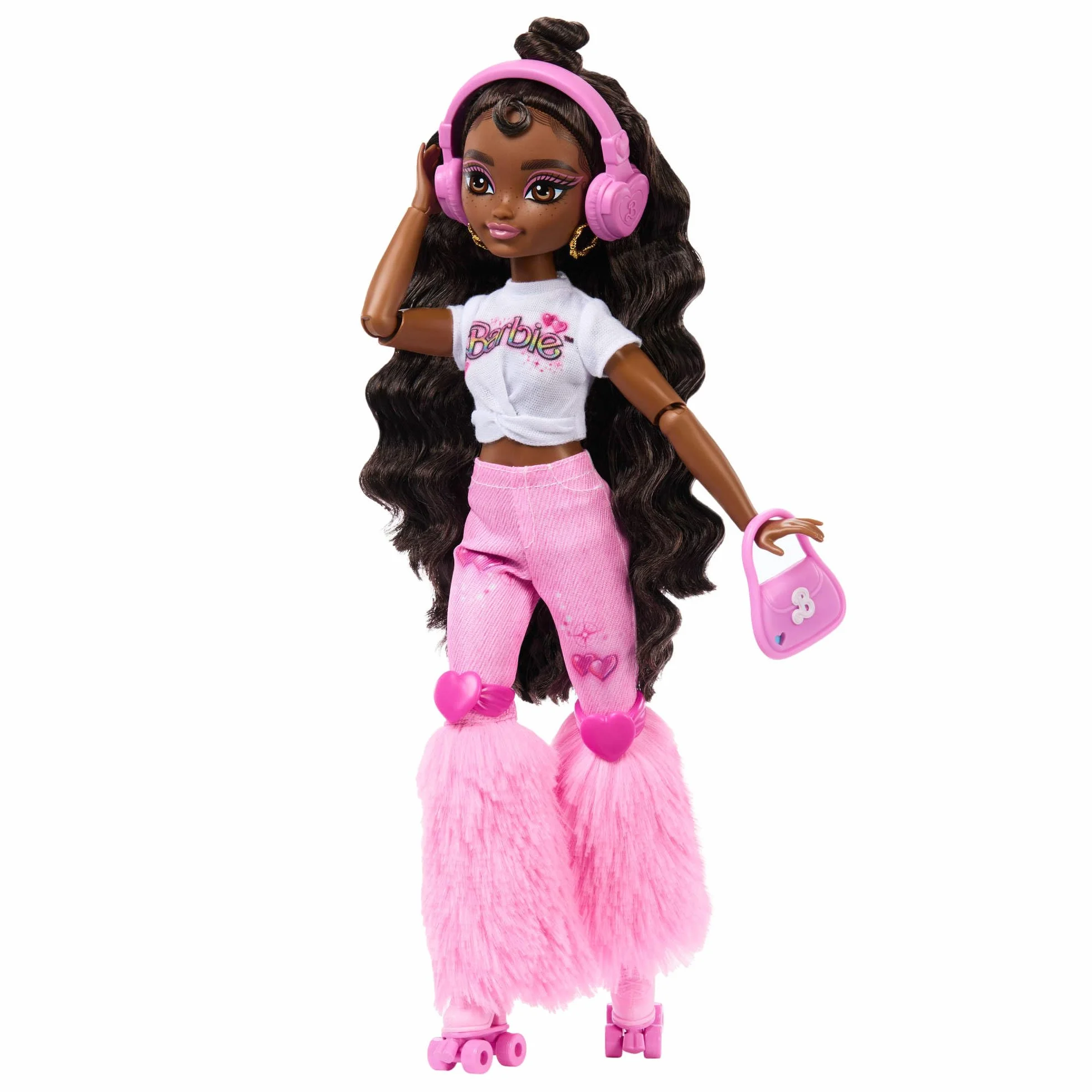 Barbie Dream Besties Lalka Brooklyn na wrotkach JFX97