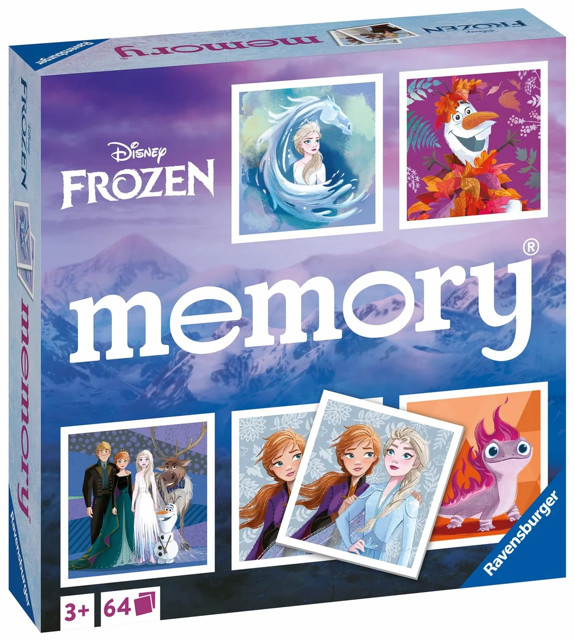 Ravensburger Disney Frozen Memory Game Matching Picture Snap Pairs for Kids Age 3 Years Up Educational Toddler Toy