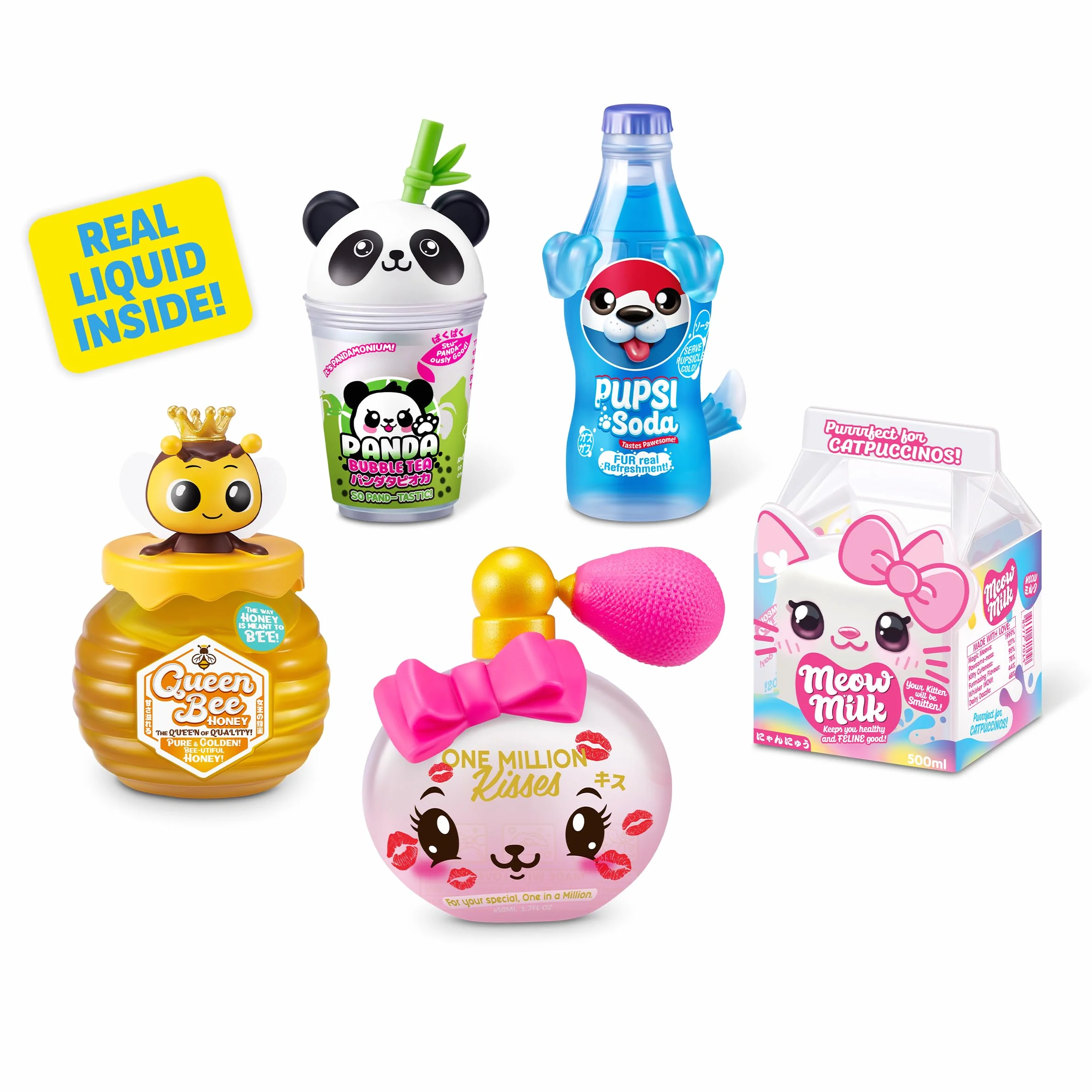 Mini Brands Kawaii Capsule firmy ZURU, Surprise Kawaii kolekcjonerskie minis, opakowanie ślepe, przedmioty kolekcjonerskie o tematyce japońskiej (2 kapsułki)