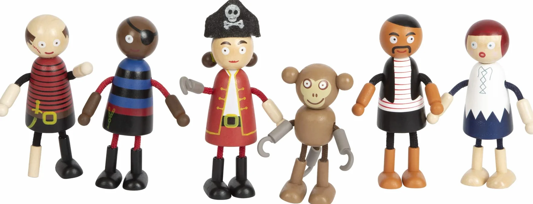 Biegepuppen Piraten Figuren