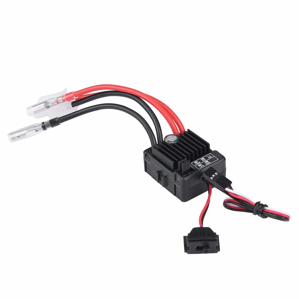 RC Auto ESC szczotkowane, wodoodporne szczotkowane 1060 60A ESC do Touring RC Auto Truggy 1/10 RC Auto