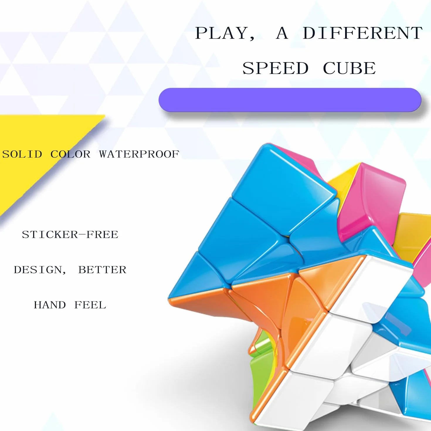 Twist Skewb Cube 3x3 3D Łamigłówki bez Naklejek Speed Cube