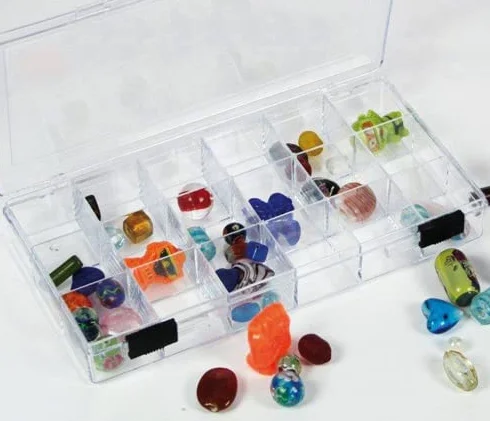 Id-Safe Box do miniatur małych minerałów koralików 5250