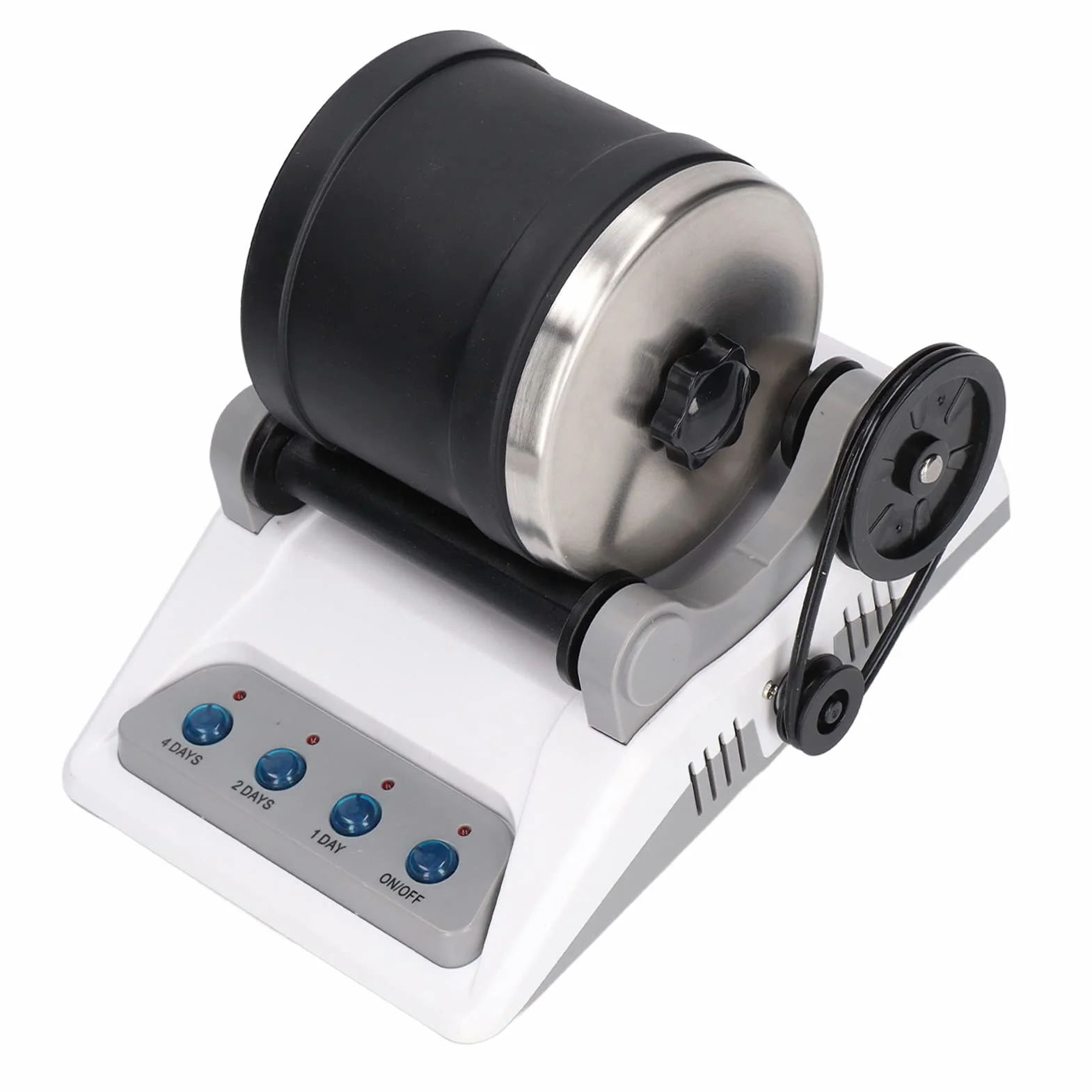 Rock Tumbler Kit DIY elektryczna zabawka z grubymi kamieniami szlachetnymi do polerowania dla dorosłych i 100-240 V, ABS, metalowy zestaw bębna kamiennego, HS-403 (wtyczka UE 220 V)