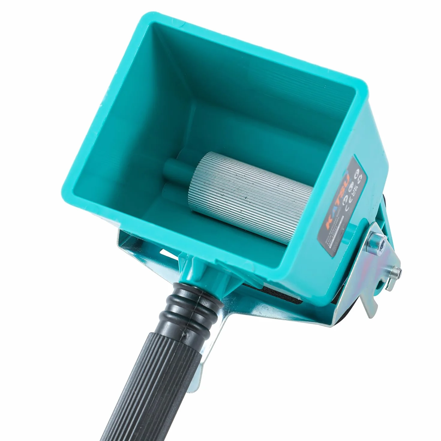 KATSU Tools 335167 Przenośny aplikator kleju, 7 cm, 180 ml, regulowane natężenie przepływu, ręczny wałek samoprzylepny do samodzielnego wykonania stolarza
