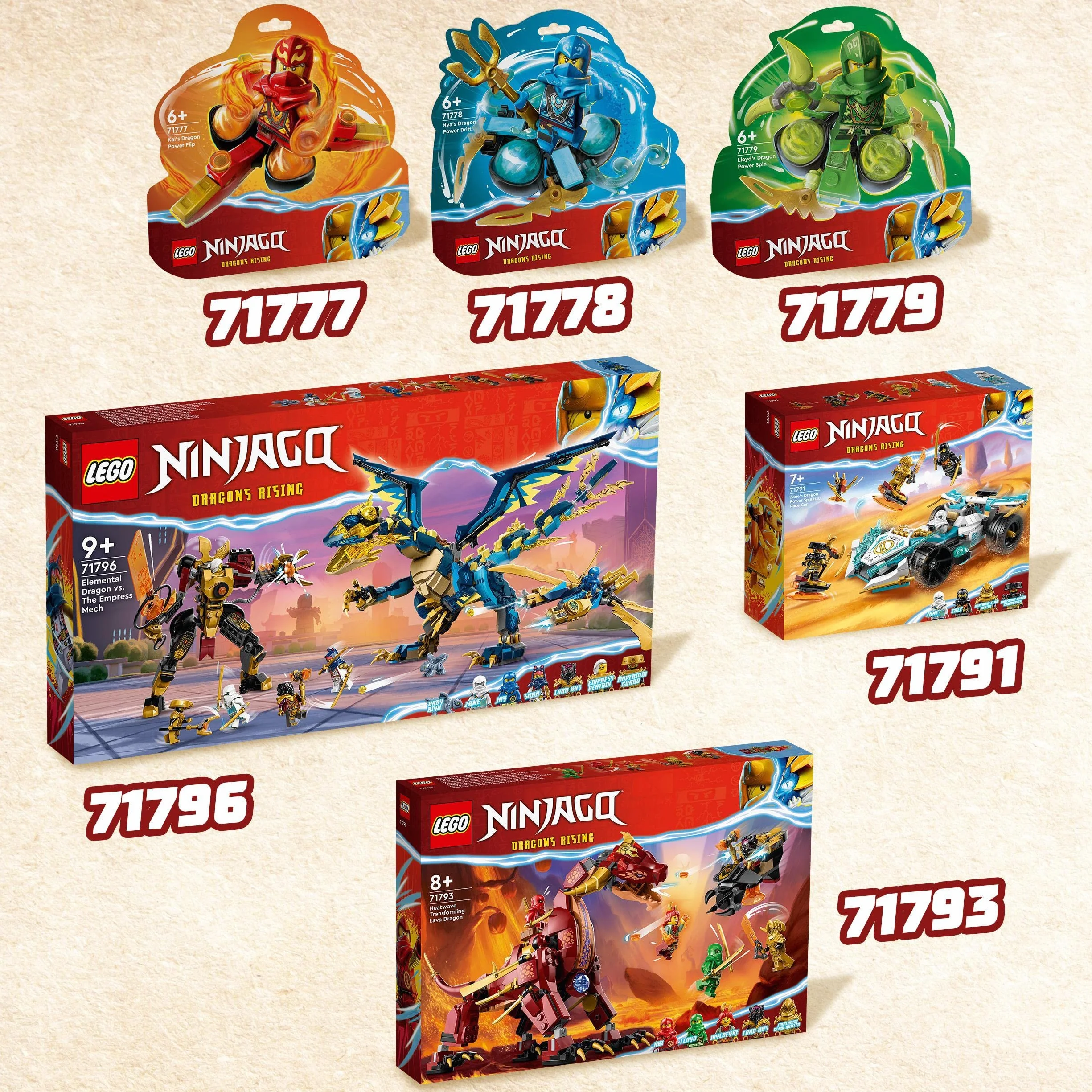 LEGO 71778 NINJAGO Smocza moc Nyi — driftowanie spinjitzu, zabawka kolekcjonerska ninja dla dzieci w wieku od 6 lat, wirujący zestaw z minifigurą Nyi do wykonywania sztuczek, pomysł na mały prezent