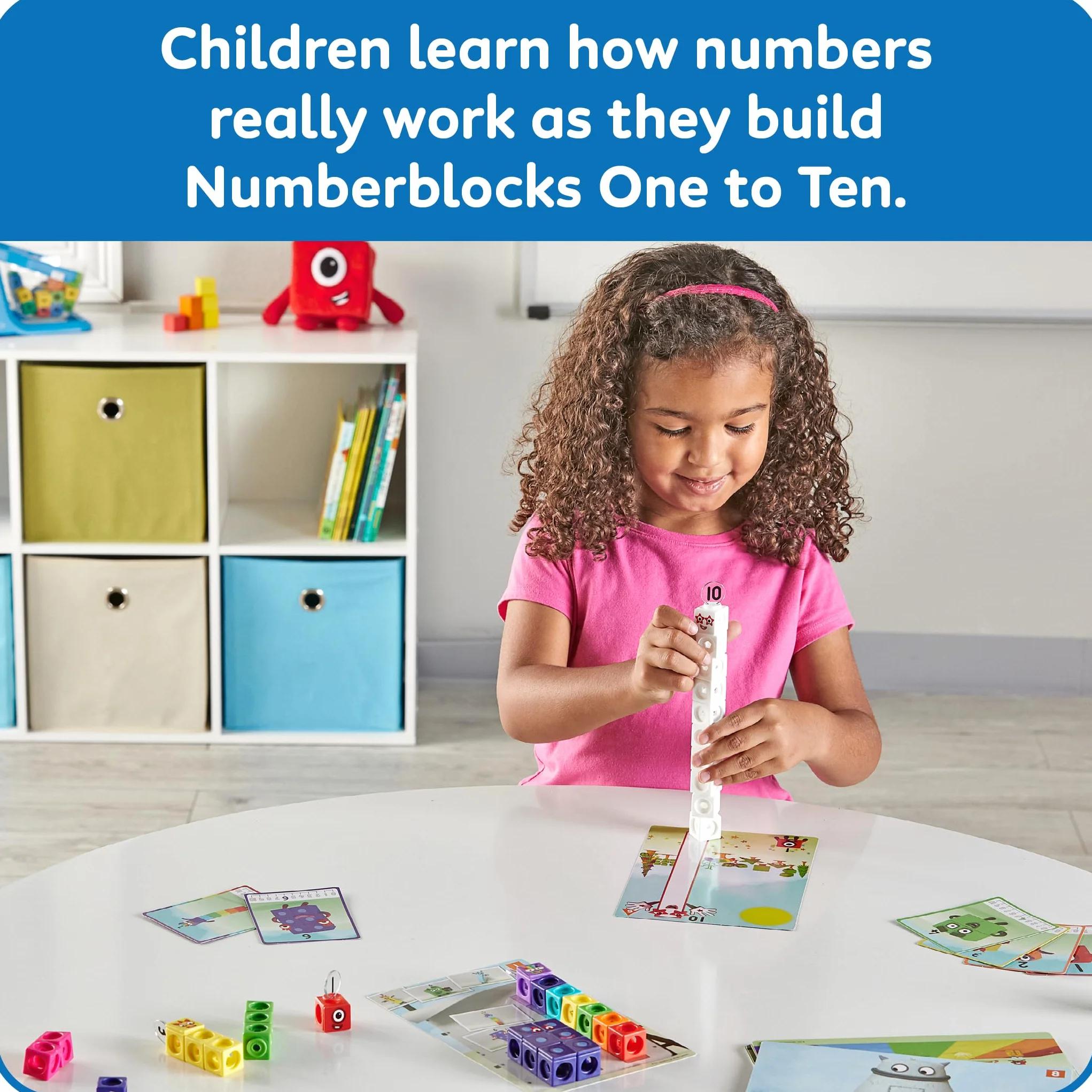 Learning Resources MathLink Kostki Numerbloki 1-10 Aktywność Zestaw