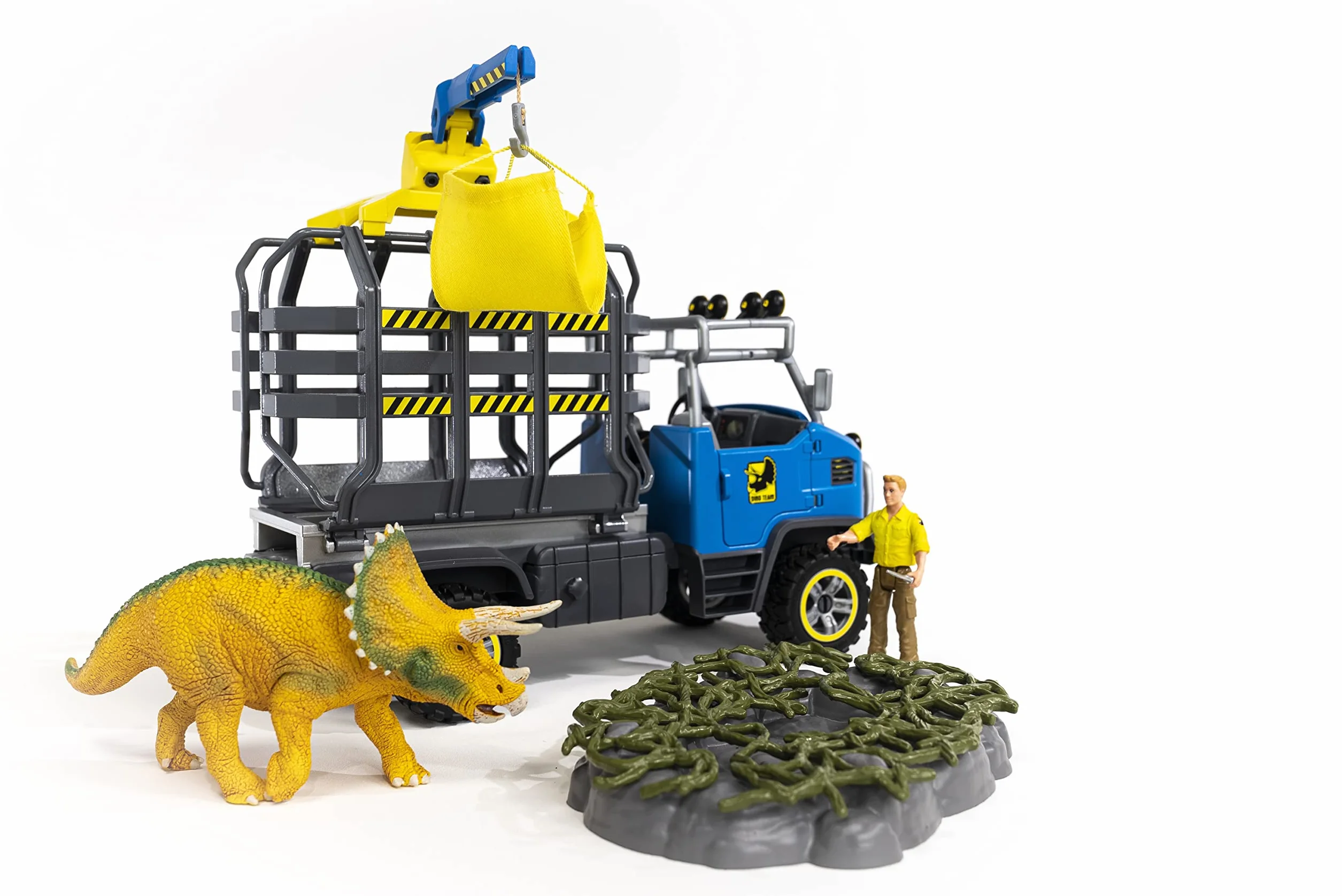 schleich DINOSAURS | Misja Transportu Dinozaurów 42565 | zestaw z figurkami, wieloma funkcjami i licznymi akcesoriami | prezent dla dziewczynek i chłopców | zestaw do zabawy od 5 lat | 43 elementów