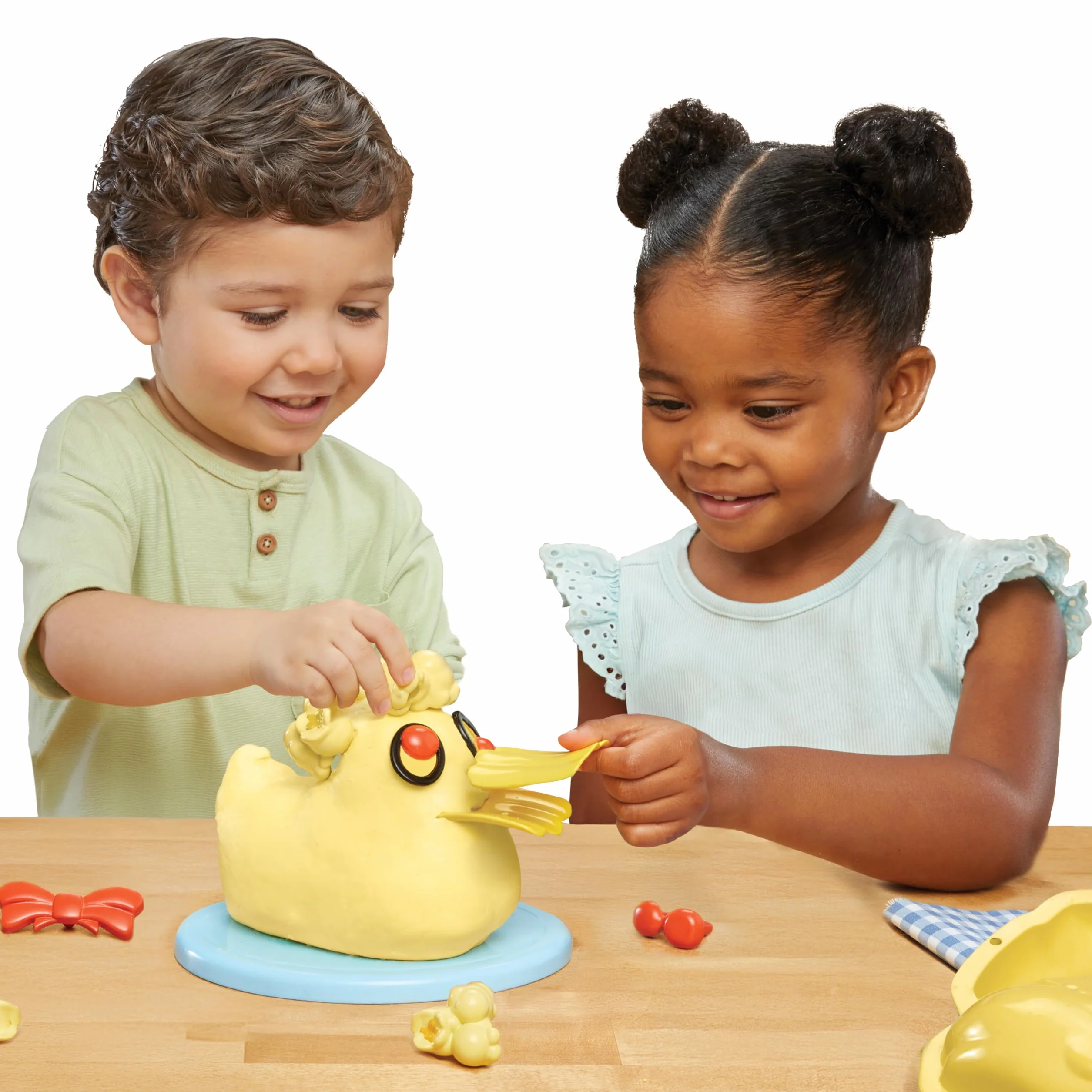 Little Tikes Creative Chefs Bluey Duck Cake Kit Zestaw do Zabawy w Gotowanie z Masą Make It Mix i 15 Akcesoriami