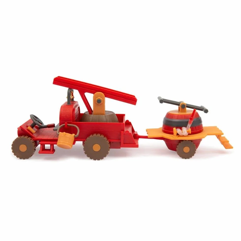 Giochi Preziosi Smerfy - zestaw zabaw Smerfów strażacki z realistycznymi funkcjami, akcesoriami i postacią Smerfa Ekskluzywny 5,5 cm w zestawie, dla dzieci od 3 lat
