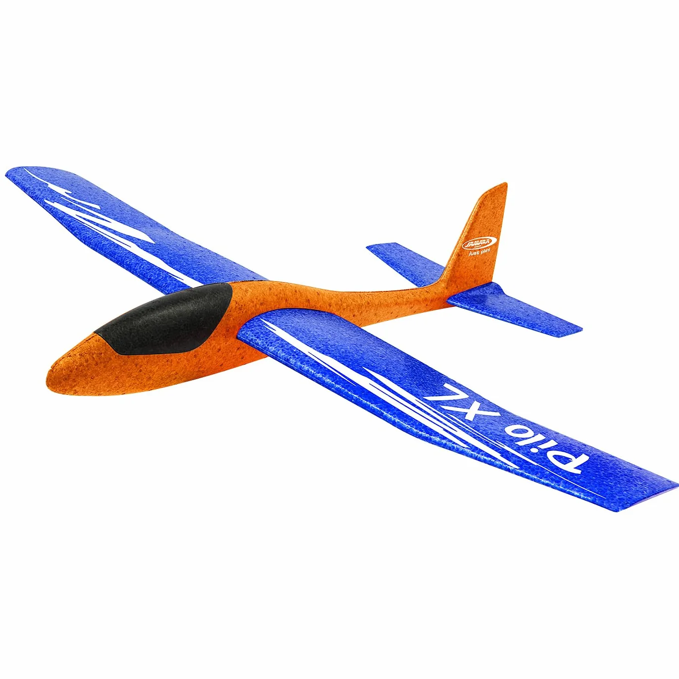 JAMARA 460485 – ślizgacze piankowe 2 w 1 – Pilo XL – super lekkie (160 g), prawie niezniszczalne, przestawiana wysokość do pętli lub poślizgu, rozpiętość skrzydeł 86 cm