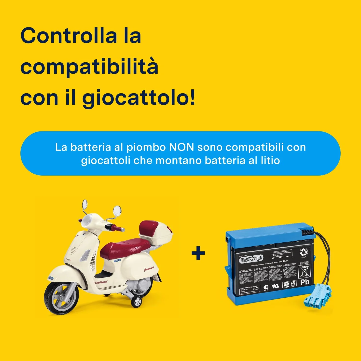 Peg Perego Akumulator 12V 4,5 Ah