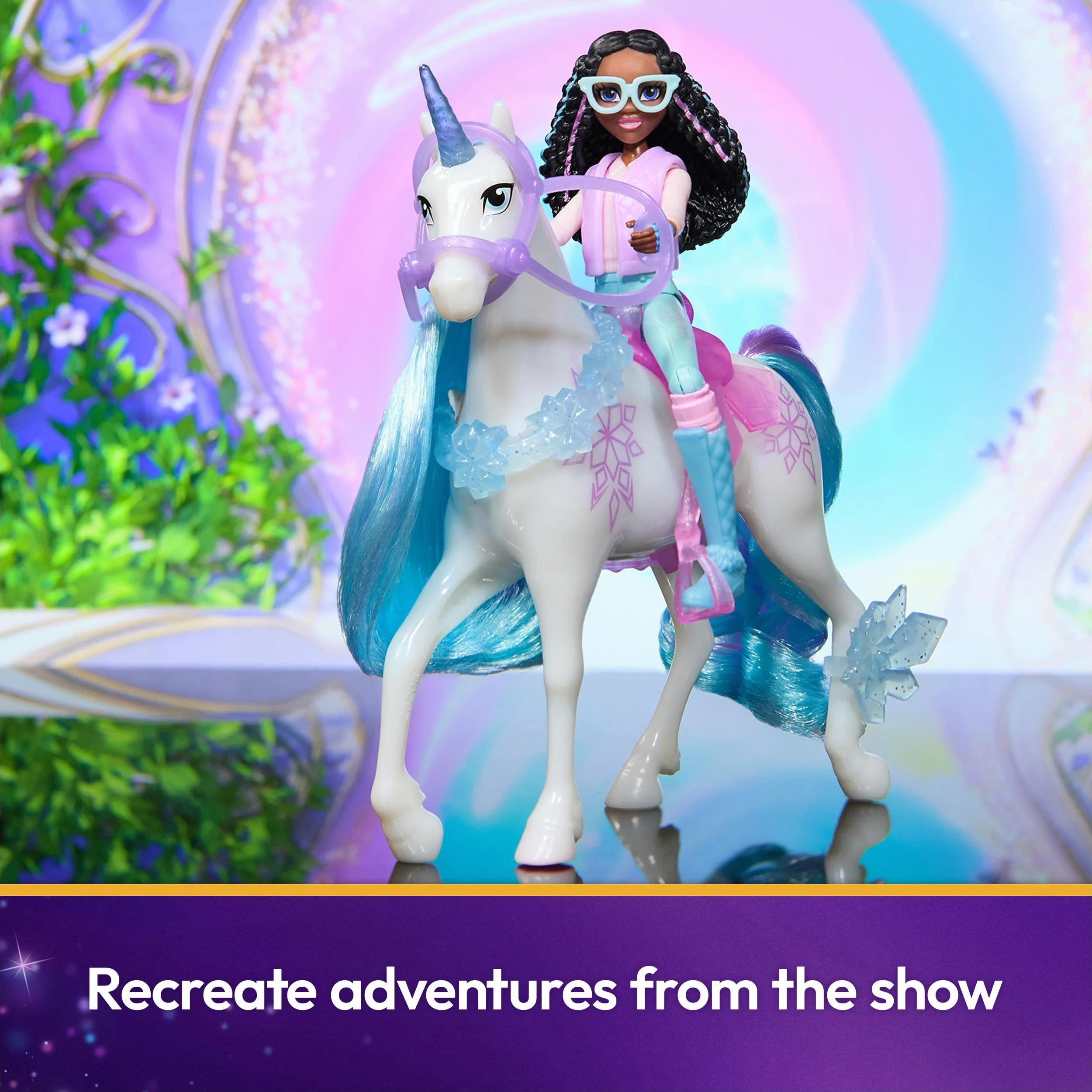 Unicorn Academy 6072675 ll UnicrnSetsLaylaGlacr Ref, wielokolorowy