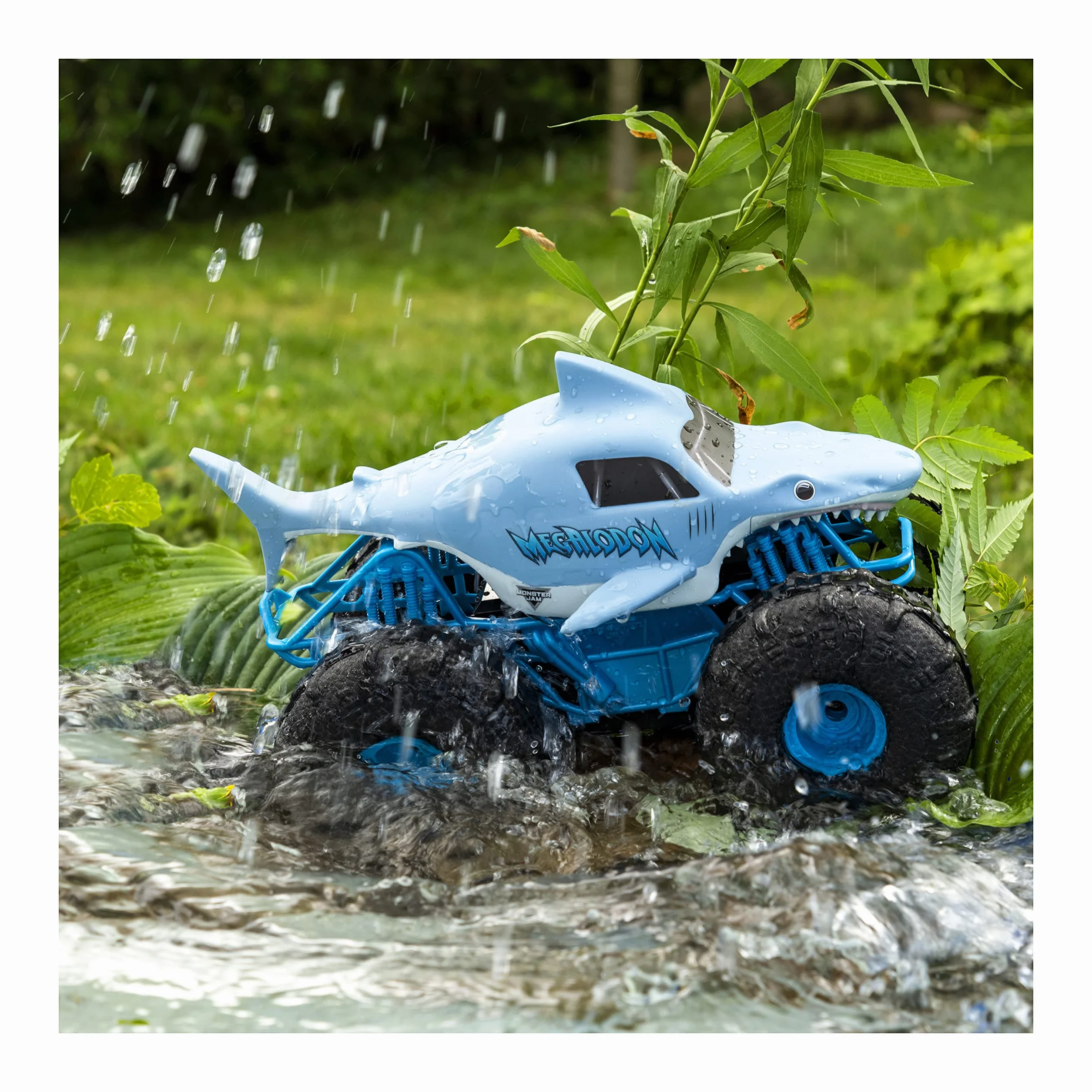 Monster Jam 6056227 Megalodon Storm Zdalnie Sterowany Pojazd, Wielokolorowy, Skala 1:15