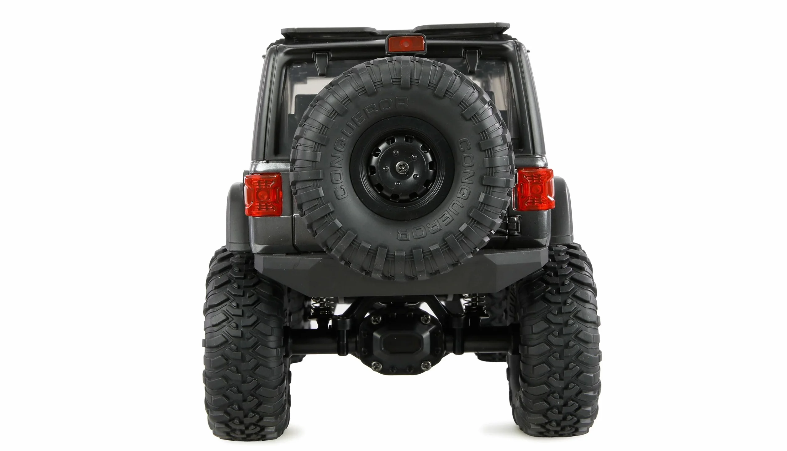 Amewi AMXRock Mini-Crosstrail Scale Crawler 4WD 1:16 RTR szary wraz z pilotem zdalnego sterowania, akumulatorem, kablem do ładowania
