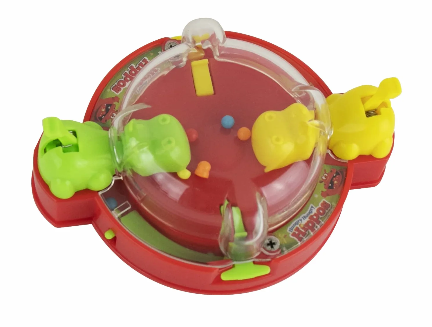 World's Smallest Hungry Hungry Hippos, super zabawa na świeżym powietrzu, podróż i rodzinny wieczór gier, wielokolorowy, miniaturowy