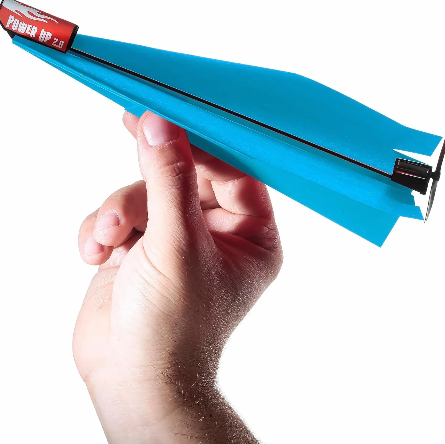 POWERUP Zestaw do konwersji papierowych samolotów 2.0, DIY papierowy skuter elektryczny, latać dłużej i dalej, idealny dla dzieci i dorosłych.