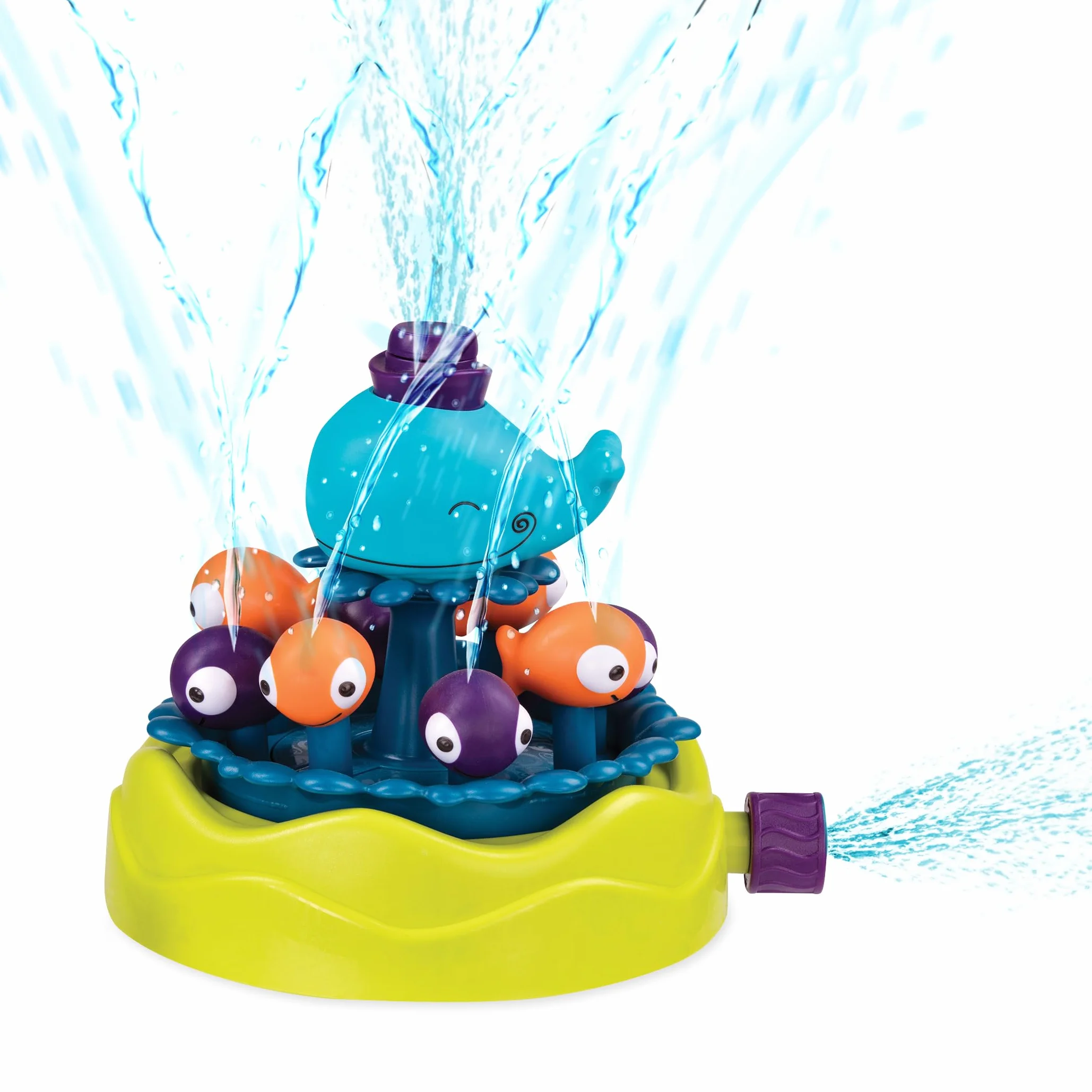 B. - Whirly Whale Zraszacz do Ogrodu dla Dzieci, Niebieski, BX1527C1Z