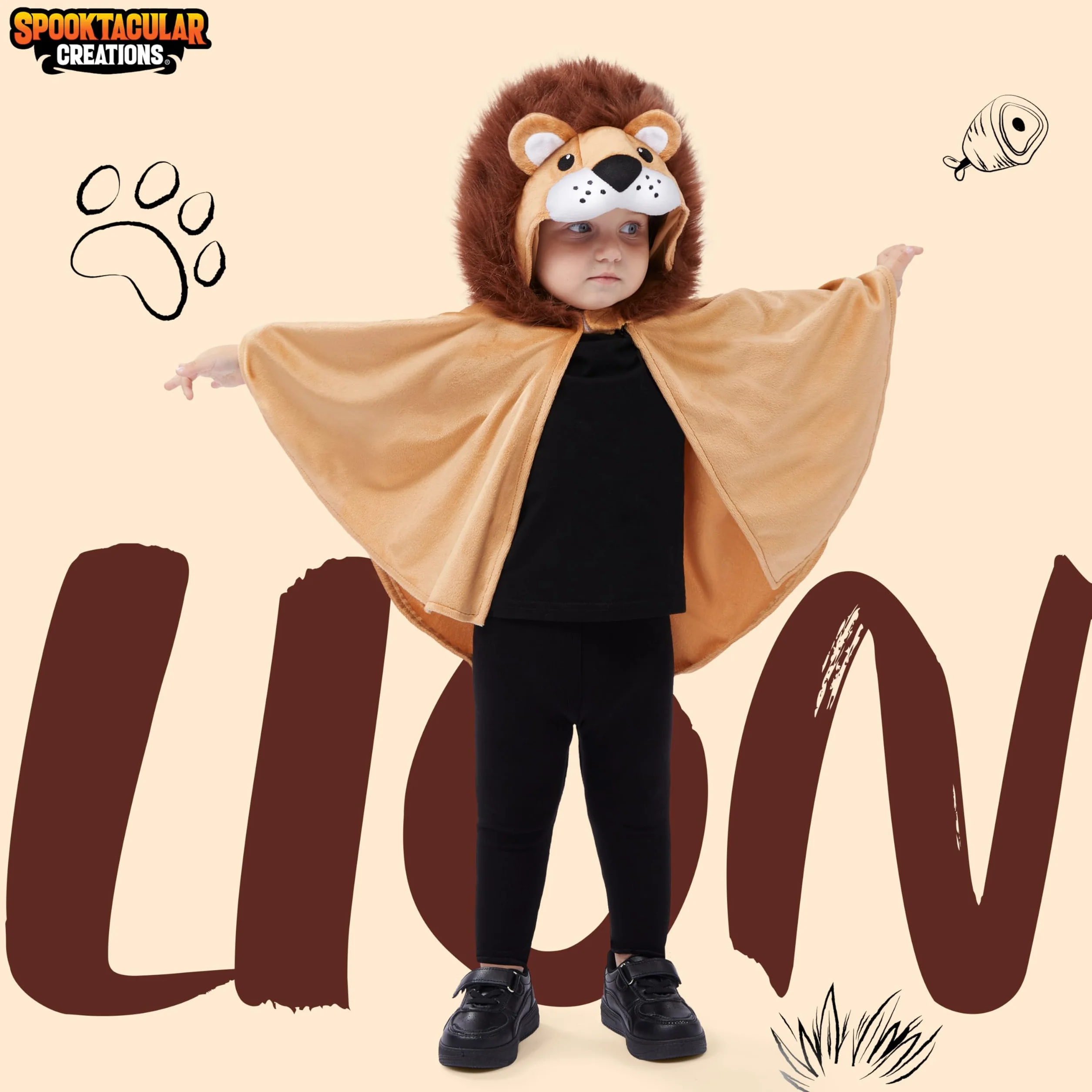 Spooktacular Creations Kostium lwa na Halloween, unisex, lwa