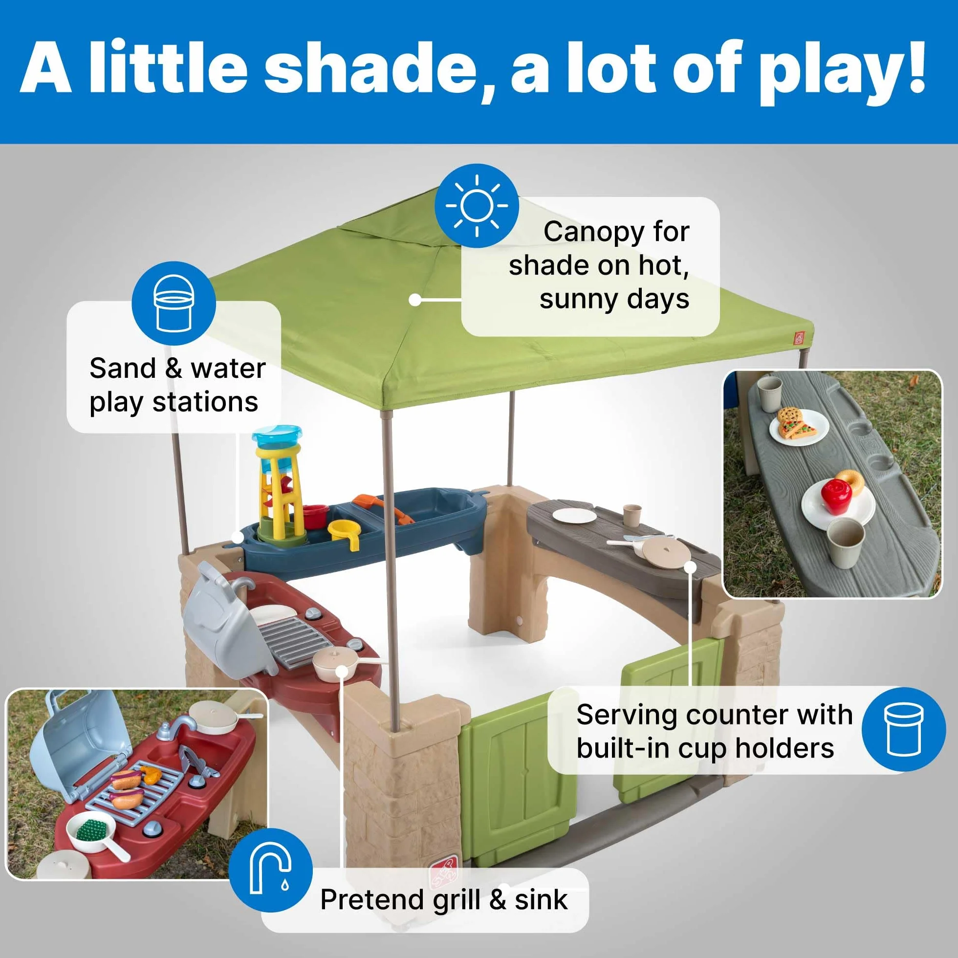 Step2 Patio z baldachimem All Around Playtime 874100