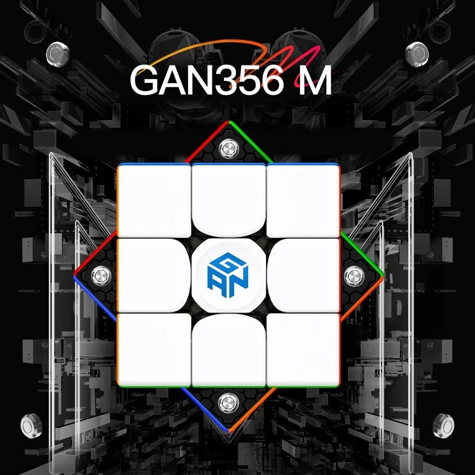 GAN 356M Magnetyczna kostka speedcube 3x3 48 magnesów 4 rodzaje sprężystości