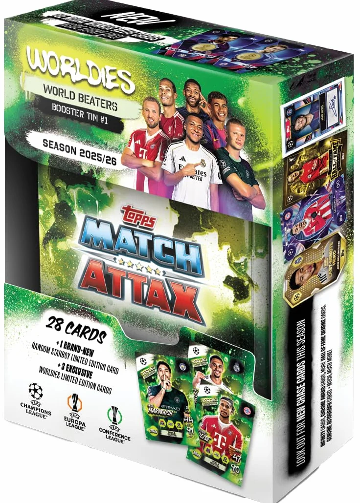 Mini Can Match Attax Ucl 25-26 Cards