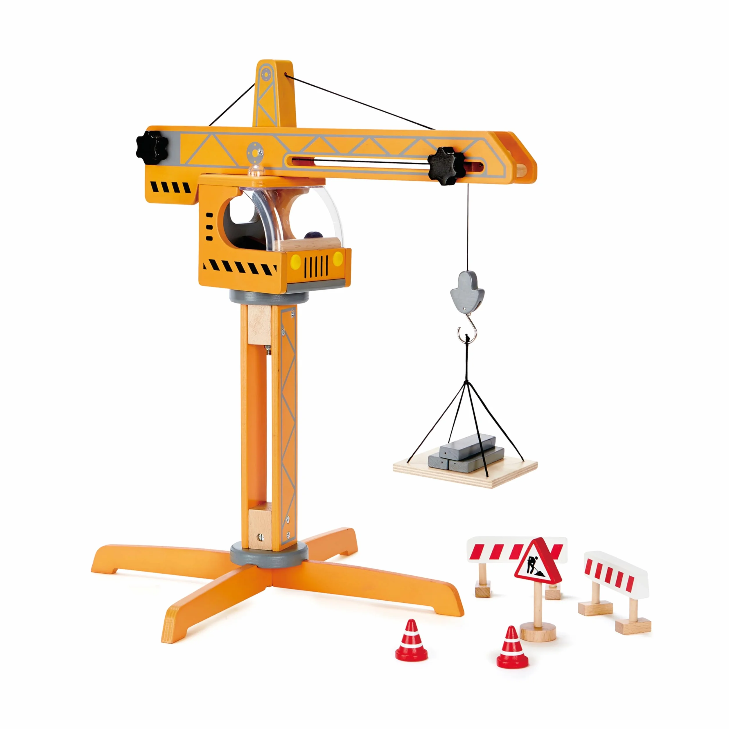 Hape E3011 Wooden Crane Lift