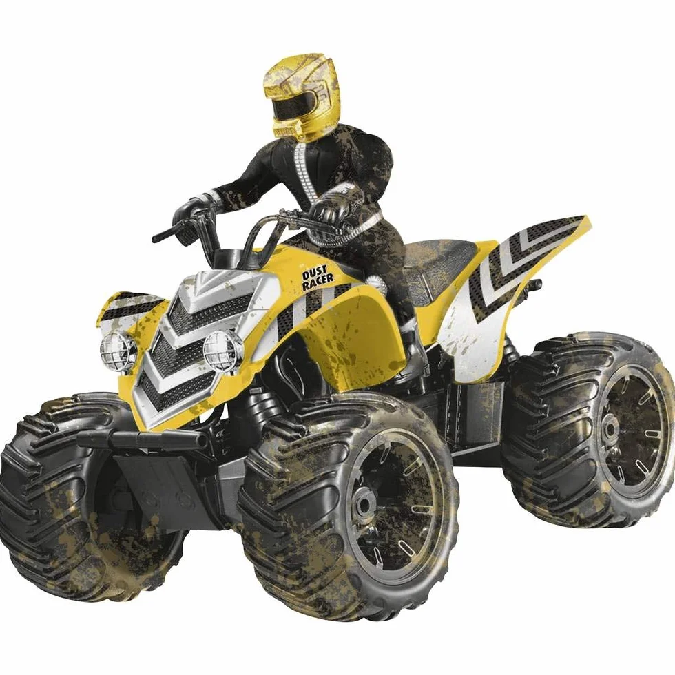 Revell Control Quadbike New Dust Racer I skala 1:10, idealny dla entuzjastów wyścigów od 8 lat, duże opony, zdalne sterowanie MHz, do użytku wewnątrz i na zewnątrz, zdalnie sterowany quad