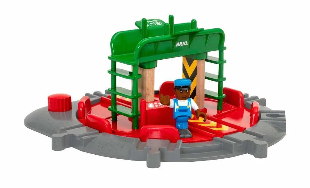 Brio 63347600 Obrotnica Z Figurką (63347600) Bezpieczna Zabawka Dla Dzieci Powyżej 3 Lat