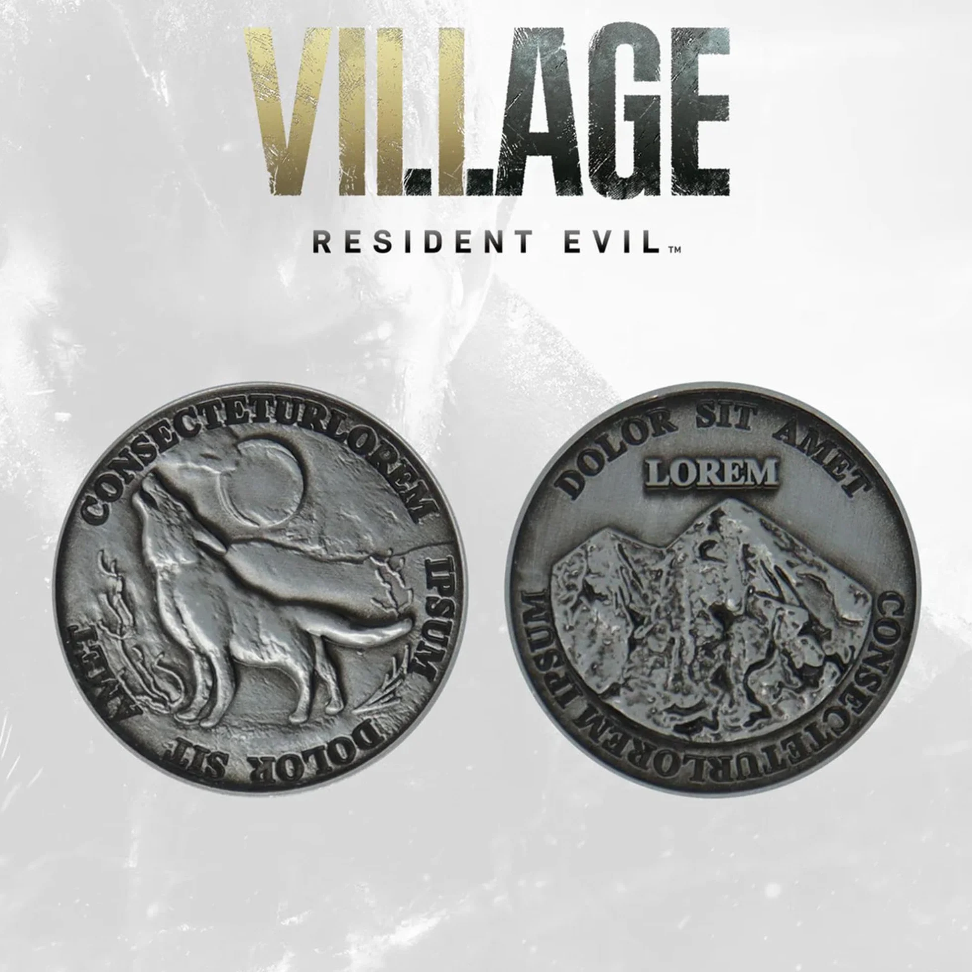 Resident Evil Village edycja limitowana moneta walutowa
