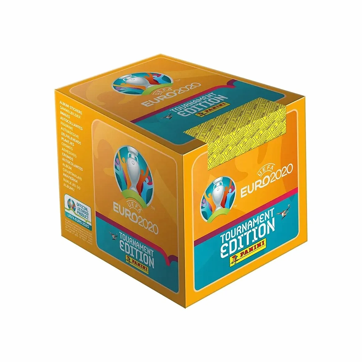 Panini UEFA Euro 2020 Naklejki Tournament Edition Boite 50 pochettes