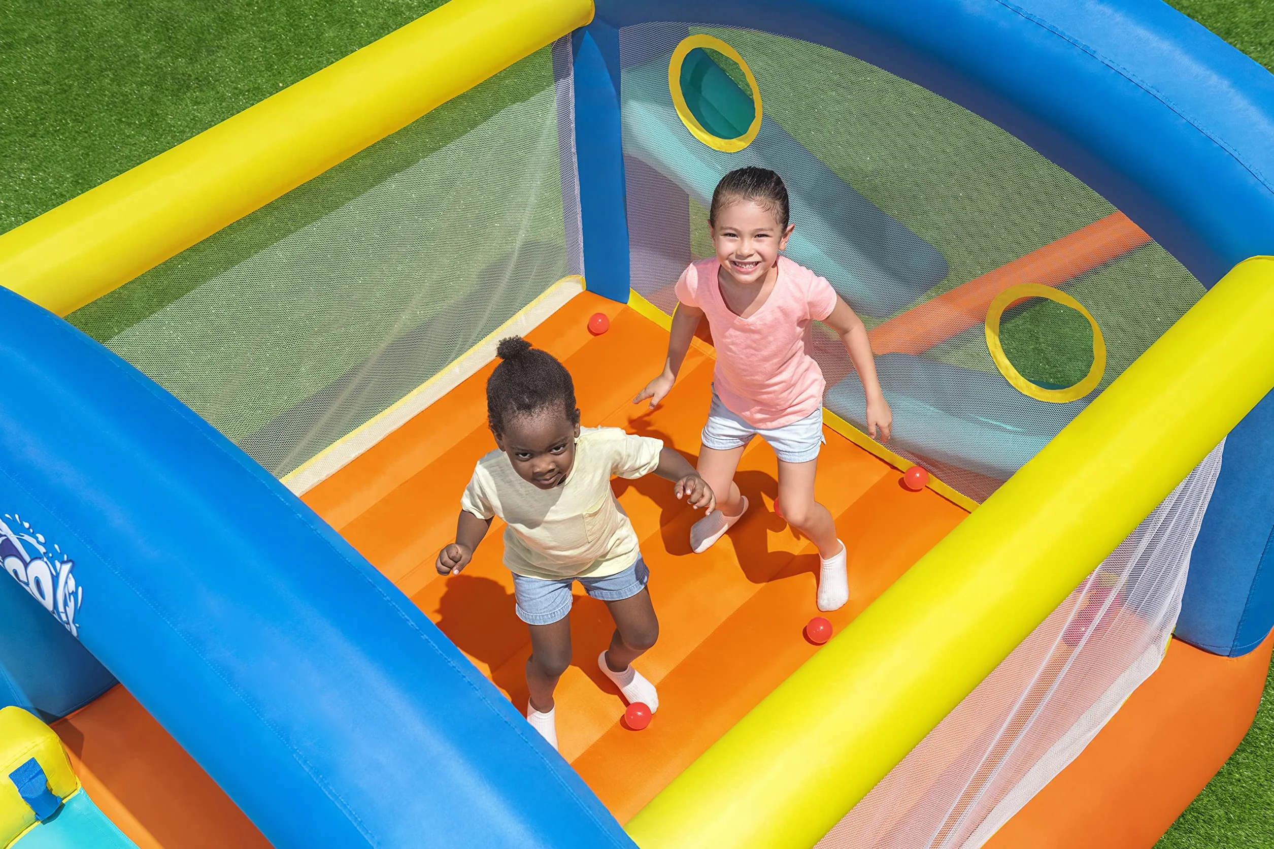 Bestway H2OGO zamek dmuchany z ciągłą dmuchawą Leap & Play 289 x 213 x 173 cm