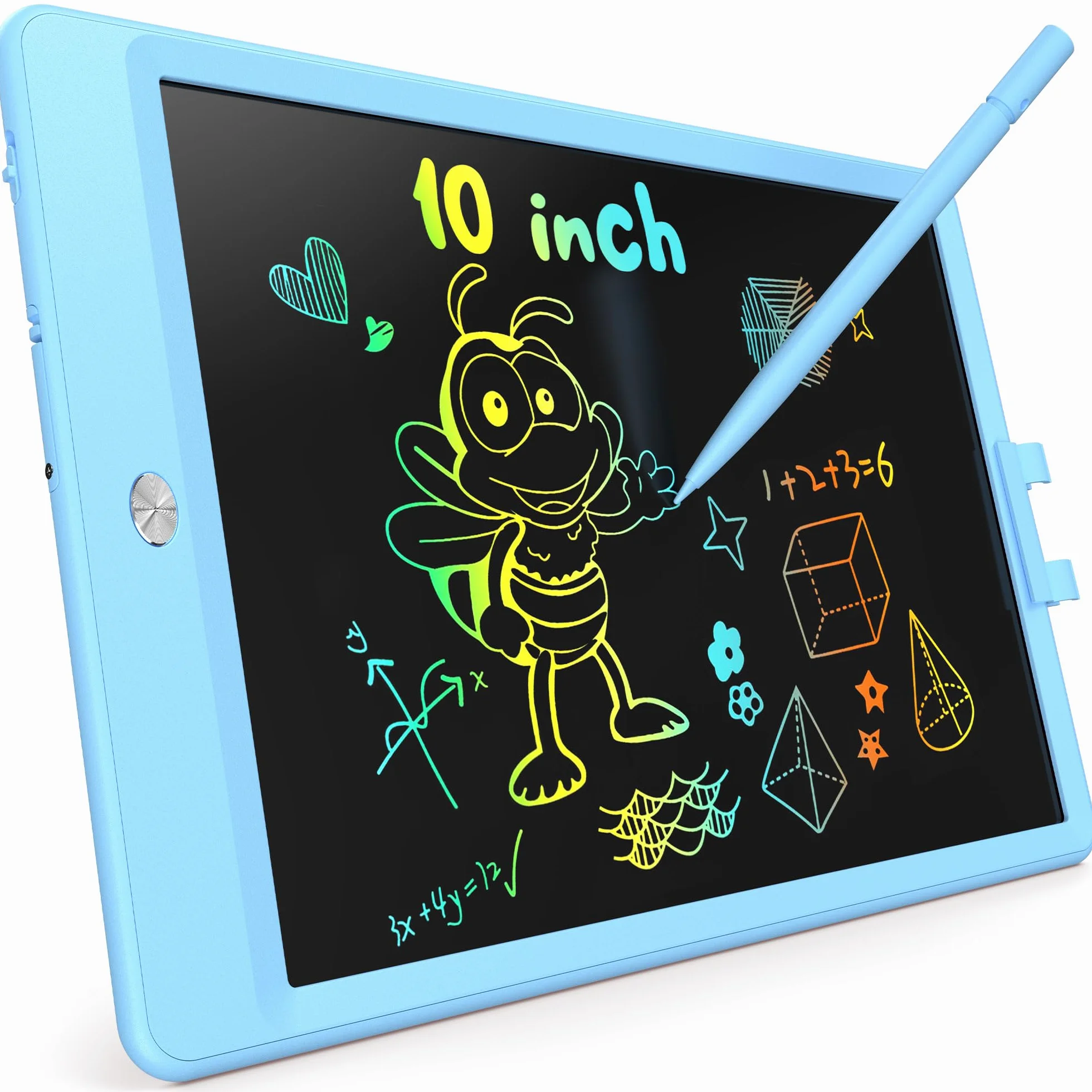 KOKODI 10 cali Lcd tablica do pisania dla dzieci od 3 lat kolorowa magiczna tablica do malowania