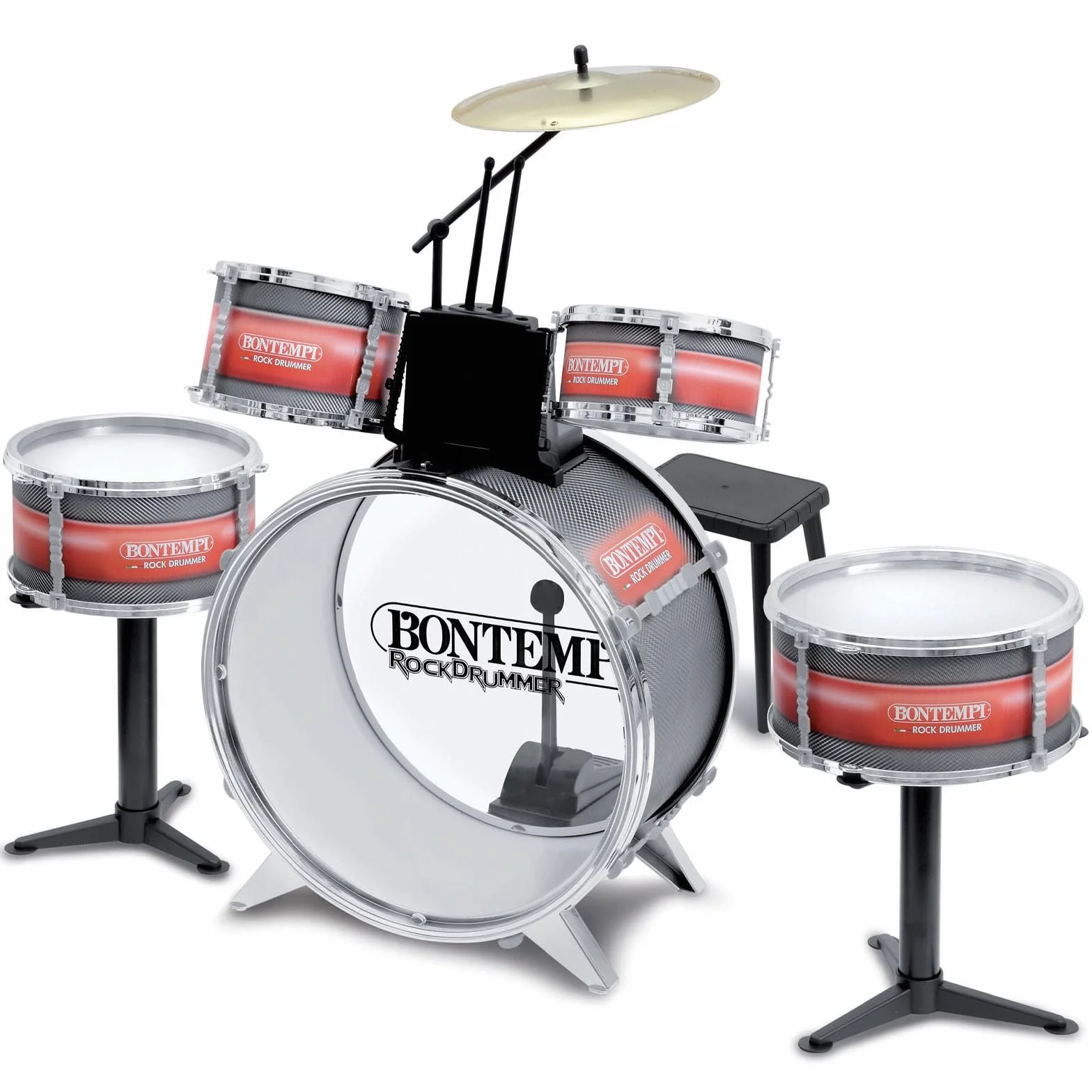 Bontempi – 514830 – perkusja, dł. 85 cm x szer. 65 cm x wys. 68 cm