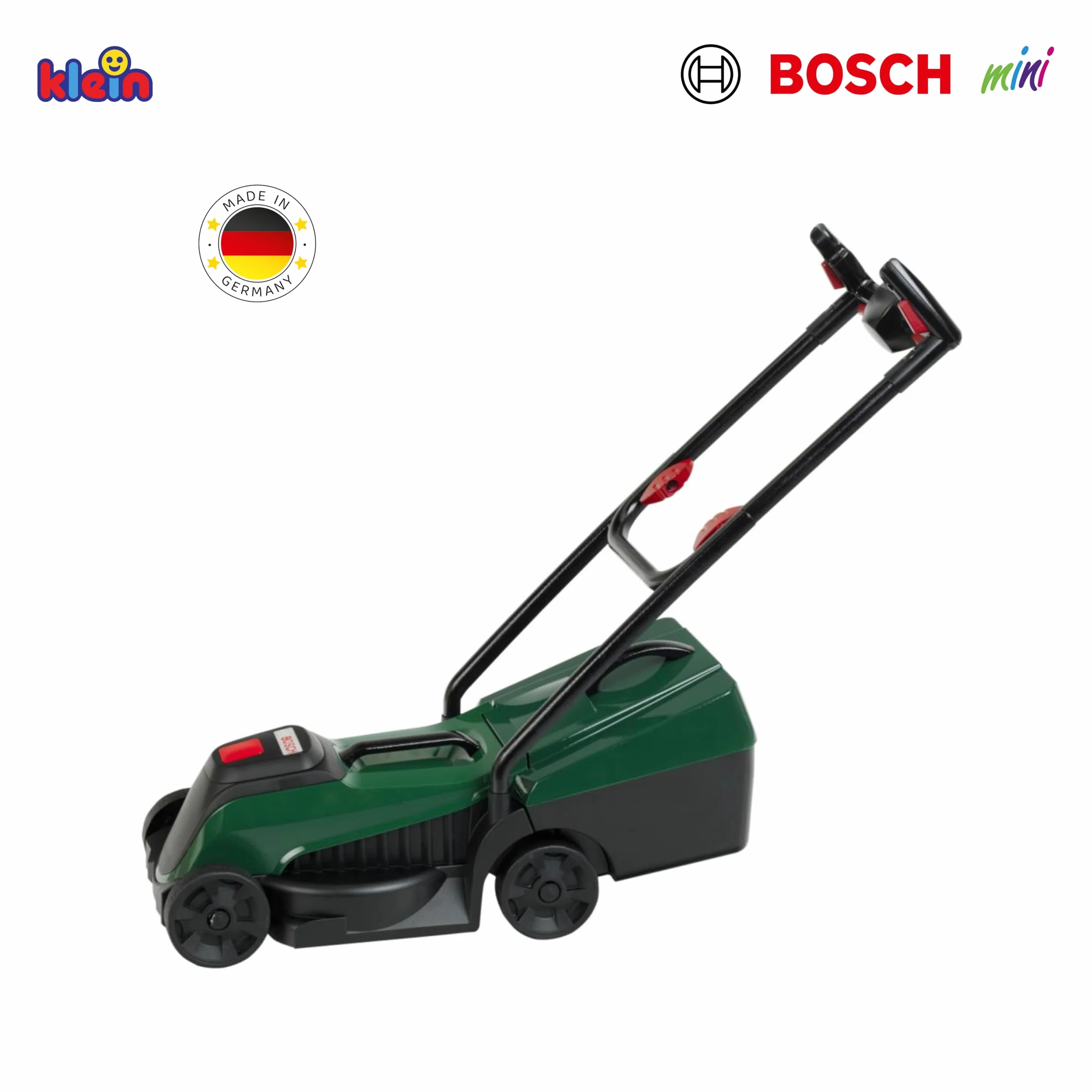 Theo Klein 2796 Kosiarka ogrodowa Bosch Rotak, Ze wiatem i dwikiem, Anty-UV, Zabawka dla dzieci od 3. roku ycia