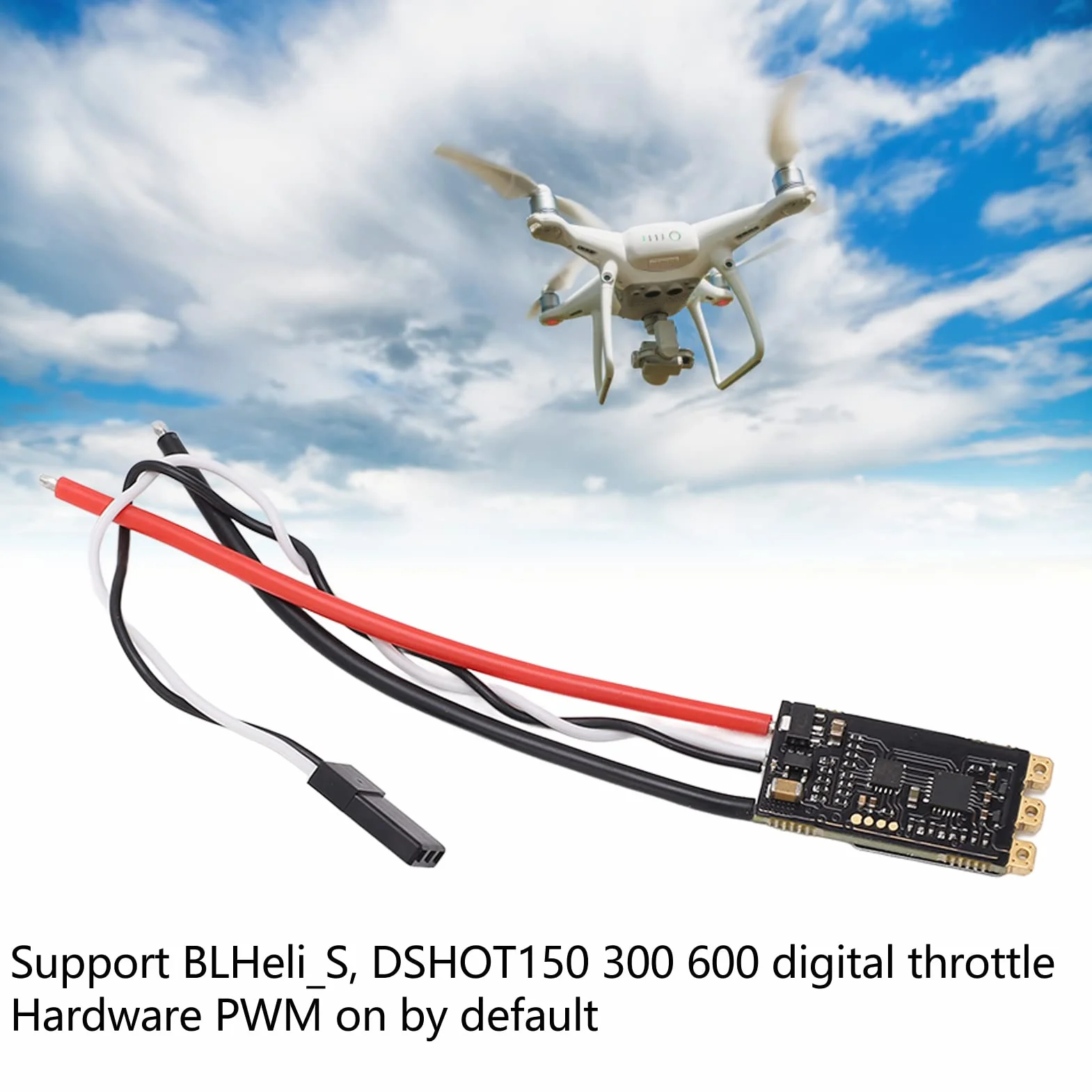 Keenso 35A BLHeli_S 2‑6S Lipo Brushless ESC do maszyny podróżniczej FPV Quadcopter Multirotor z osiami Drone