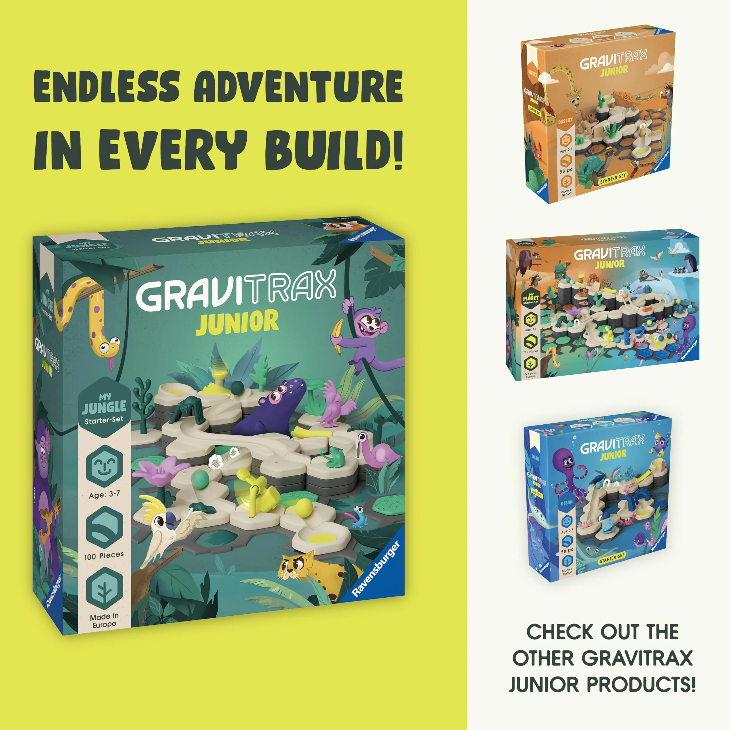 Ravensburger Gravitrax Junior Zestaw Startowy Dżungla