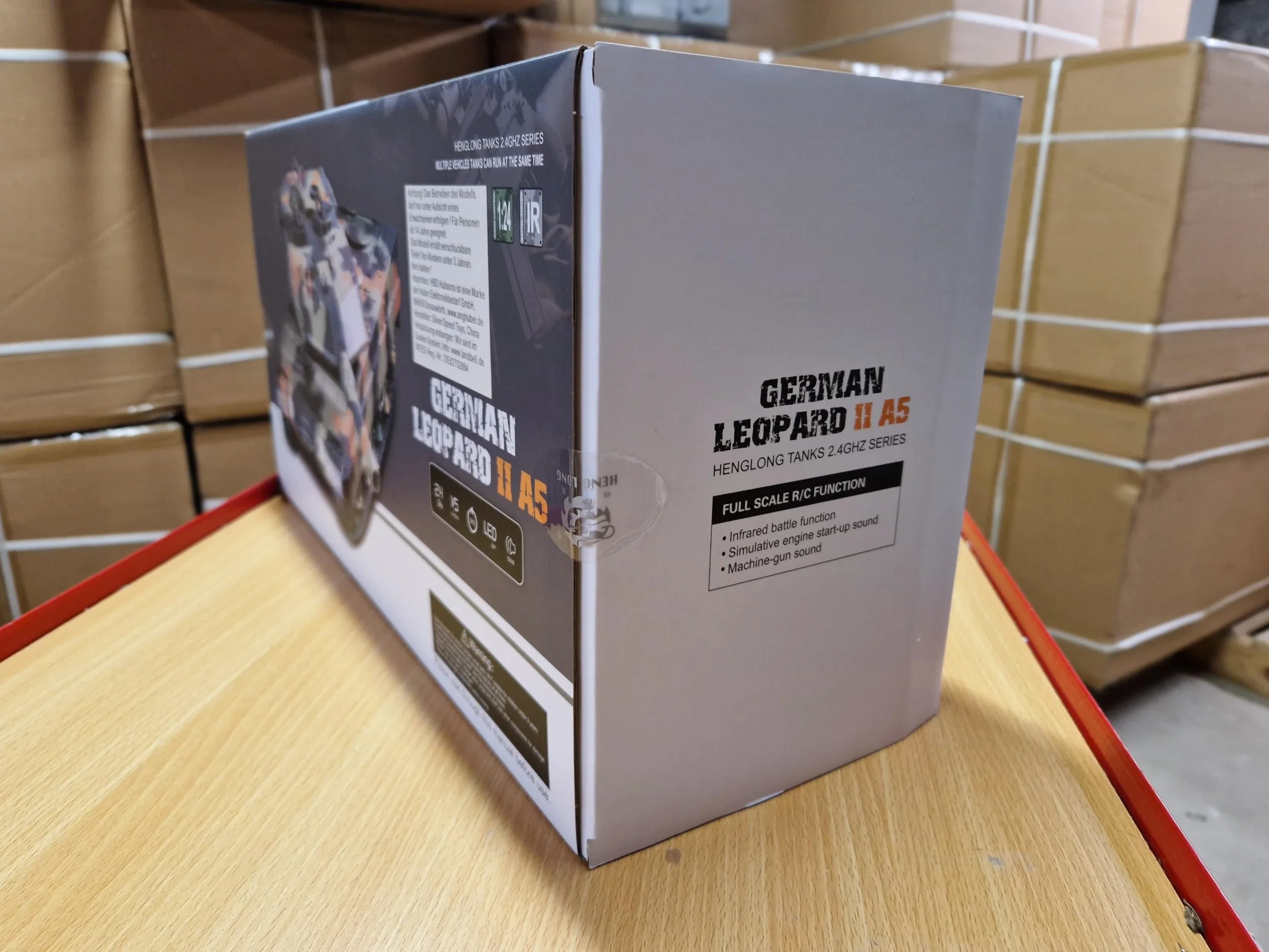 2-częściowy zestaw RC Leopard 2A5 czołg bojowy do wielu potyczek z podczerwienią i 6 mm strzałami Softair BB
