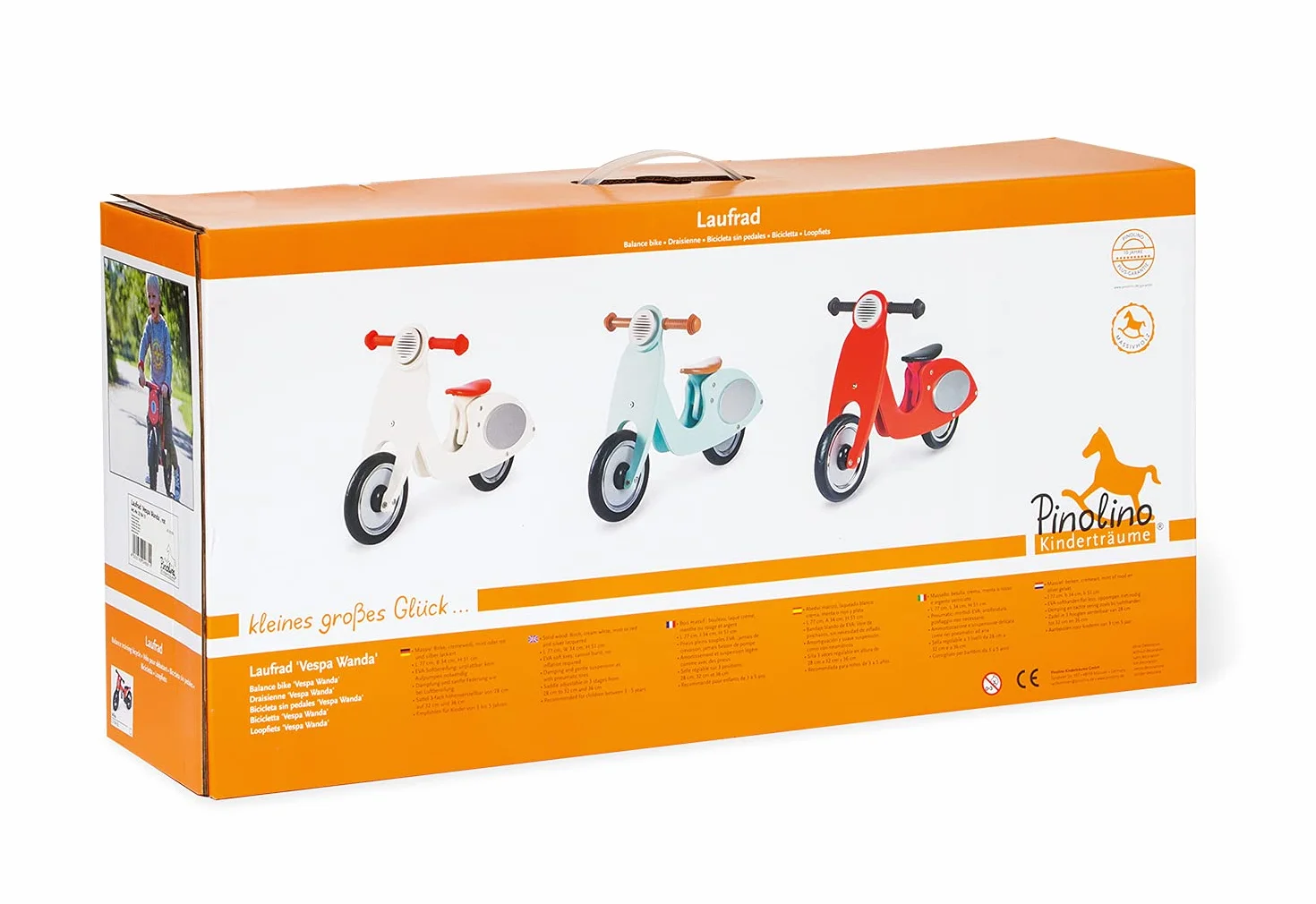 Balance bike 'Vespa Wanda', mint
