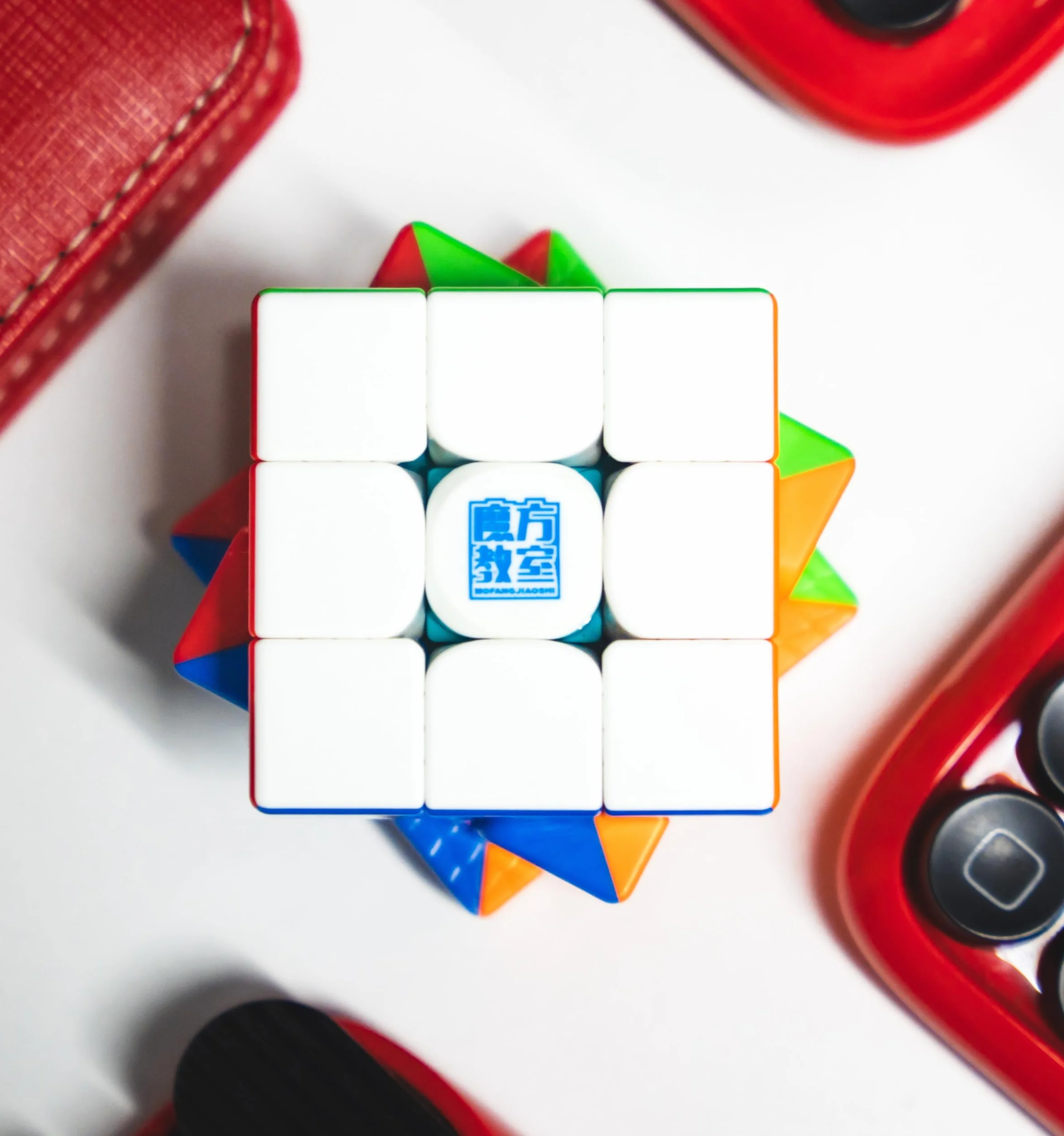 Moyu RS3M V5 2023 Magnetic Dual Adjustment 3x3 Speed Cube, Professional 3x3 Puzzle RS3M V5 Magnetic Master Speedcube (magnetyczna podwójna regulacja) Gift for Speed Cuber