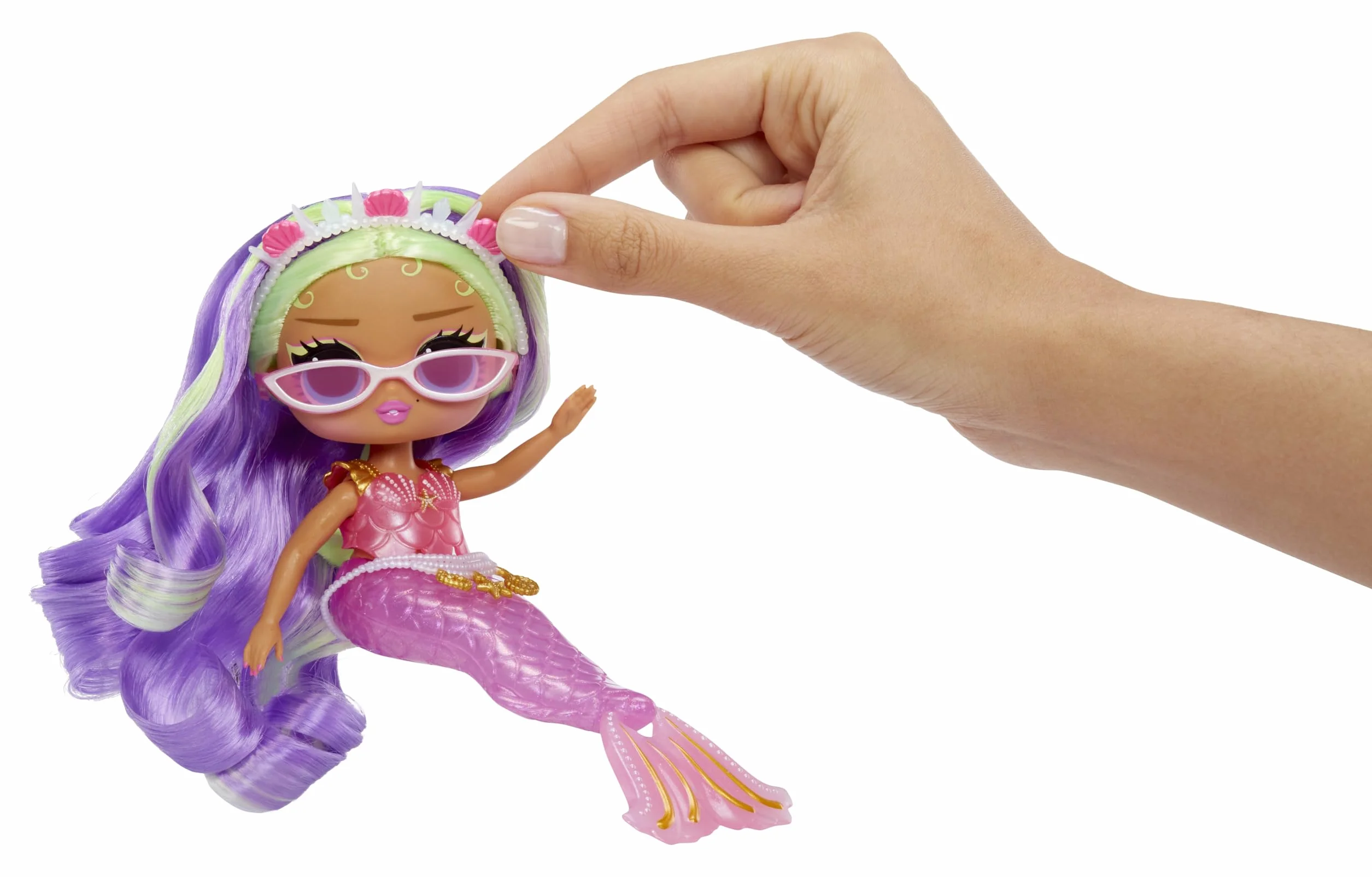 L.O.L. Surprise! Tweens - Mermaid Cleo Clove - Modna Lalka ze Zmieniającym Kolor Ogonem, Ruchomą Płetwą i Pięknymi Akcesoriami - Zabawki dla Dzieci i Kolekcjonerów powyżej 4 Lat