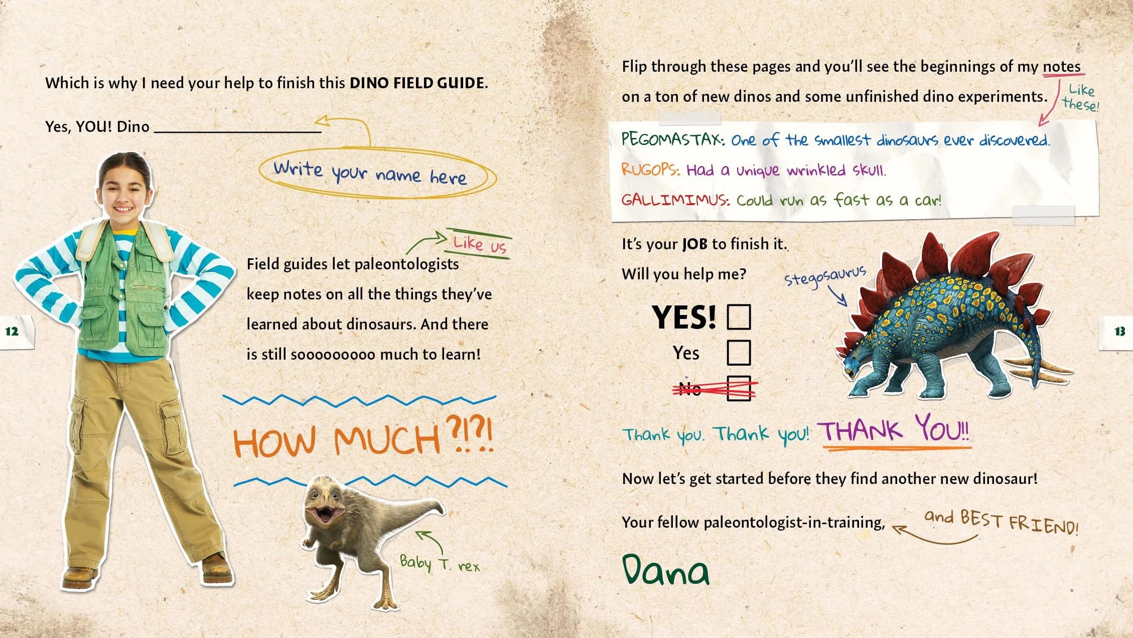 Dino Dana Dino Activity Guide: Experiments, Coloring, Fun Facts and More (Dinosaur Kids Books, Fossils and Prehistoric Creatures) (Ages 4-8)