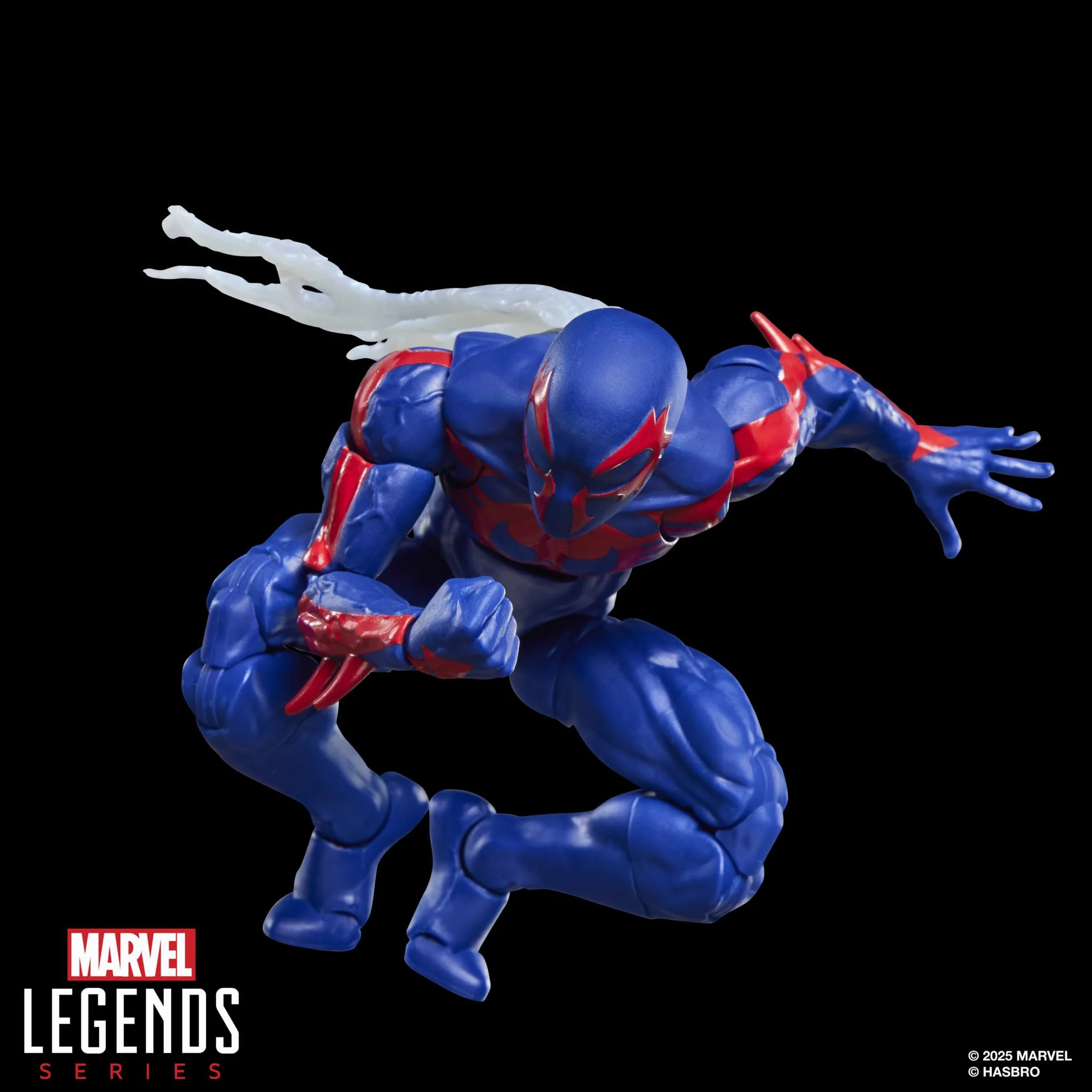 Spider-Man 2099 z serii Marvel Legends, 15-centymetrowa figurka kolekcjonerska z komiksów z kartą retro
