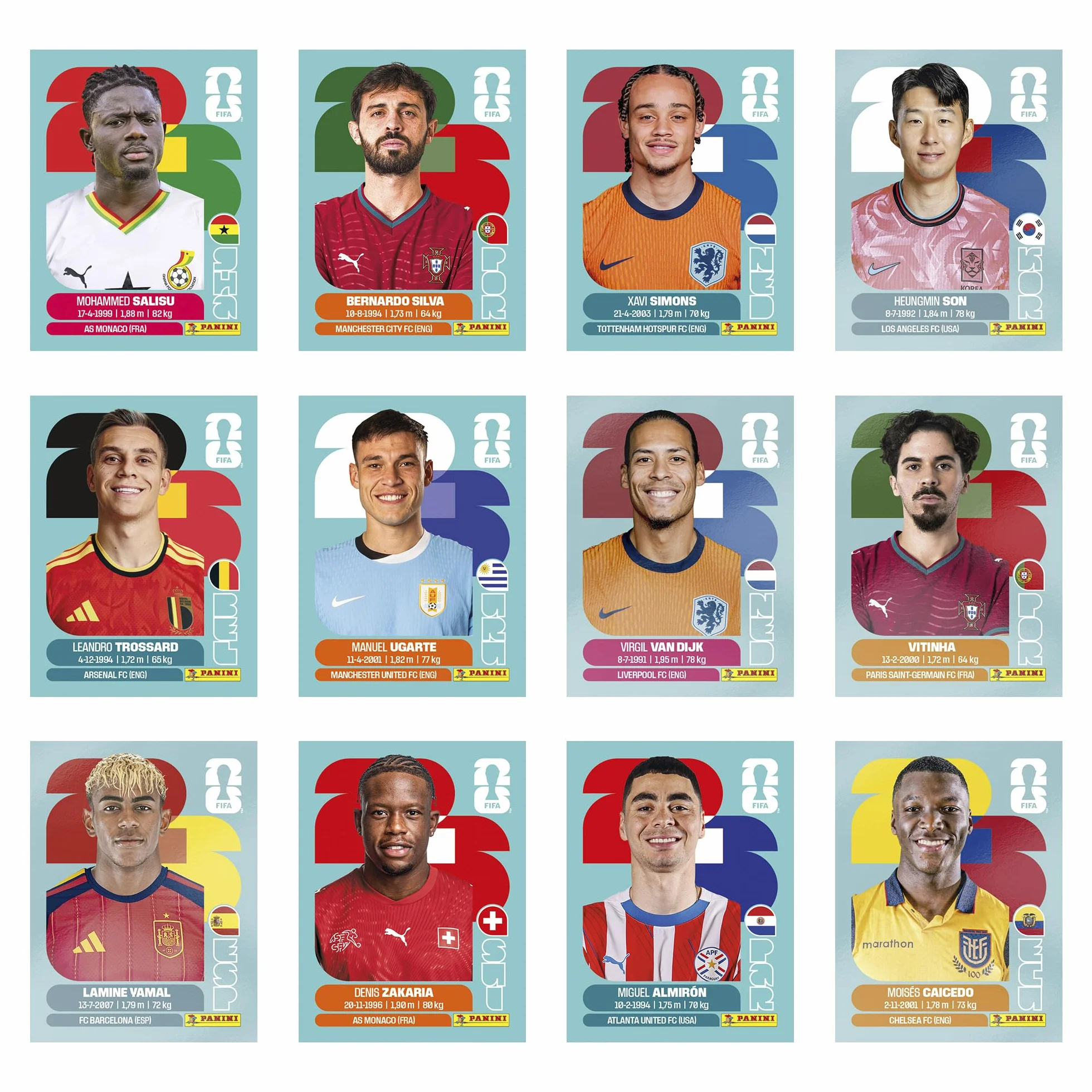 Kolekcja naklejek FIFA World Cup 2026 x50 paczek